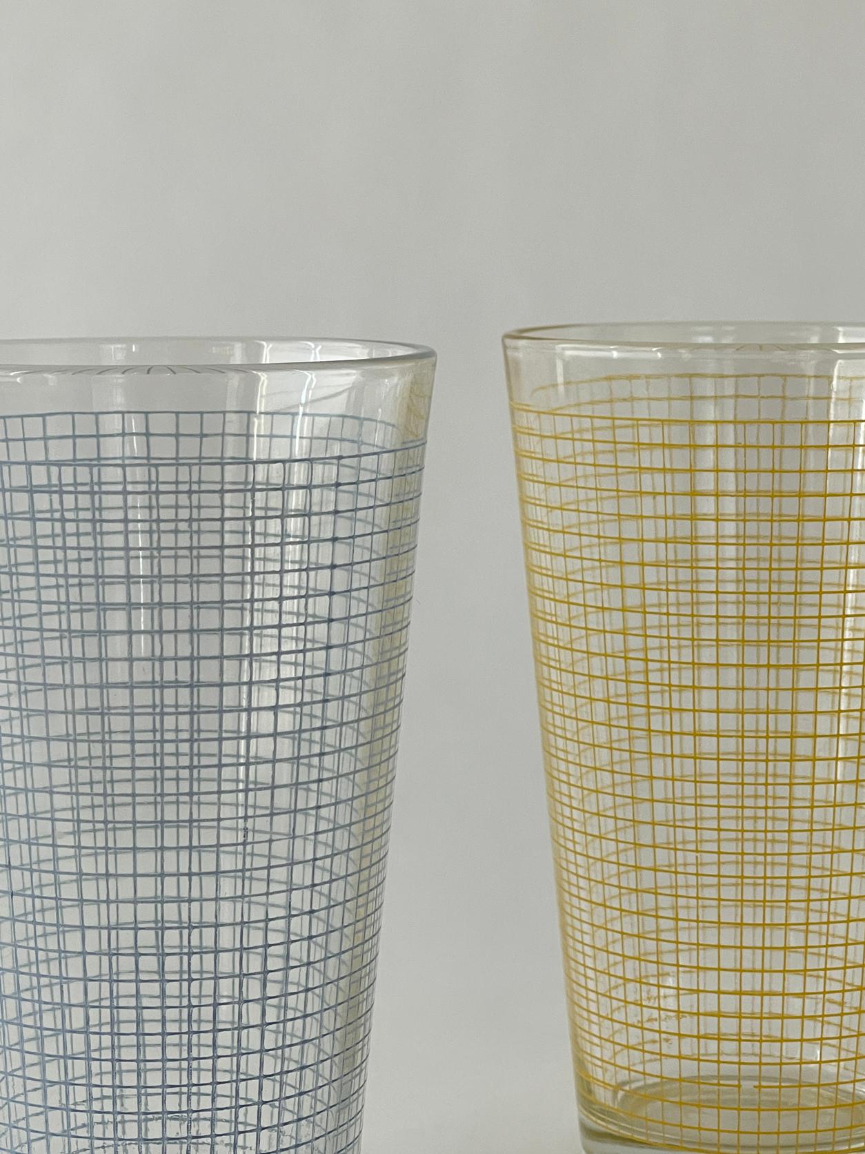 20th Century Grid Glasses For Sale 6