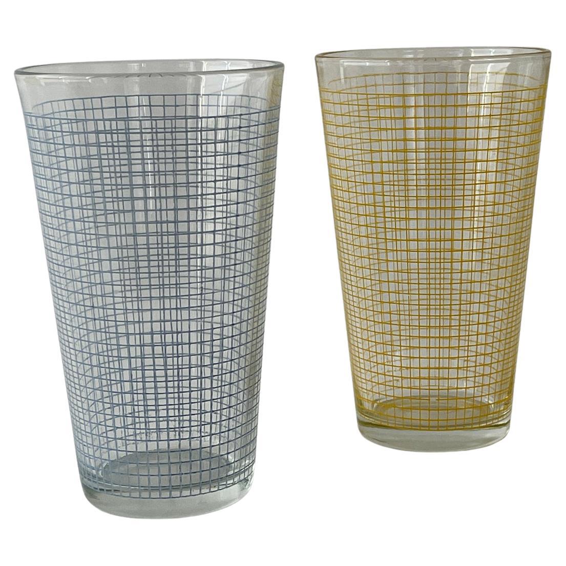 20th Century Grid Glasses For Sale