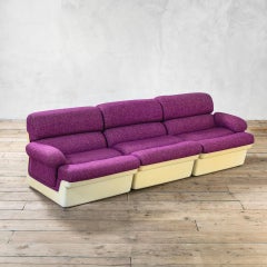 20th Century Guarnacci, Padovano and Vagnoni for 1p Attributed, Modular Sofa 70s