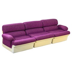 Guarnacci, Padovano und Vagnoni aus dem 20. Jahrhundert für 1P Attr. Modulares Sofa, 70er Jahre