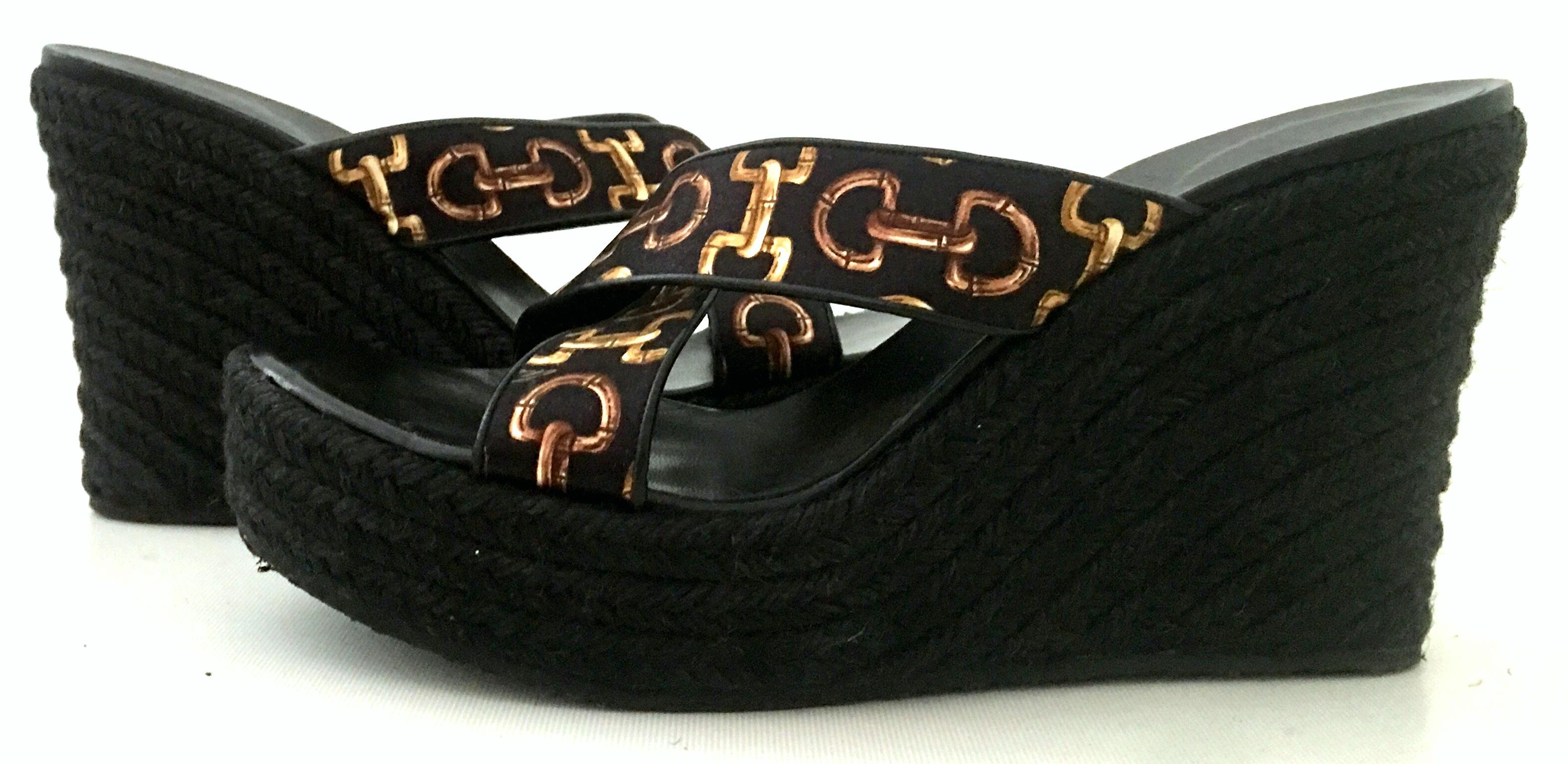 silk sandals by gucci