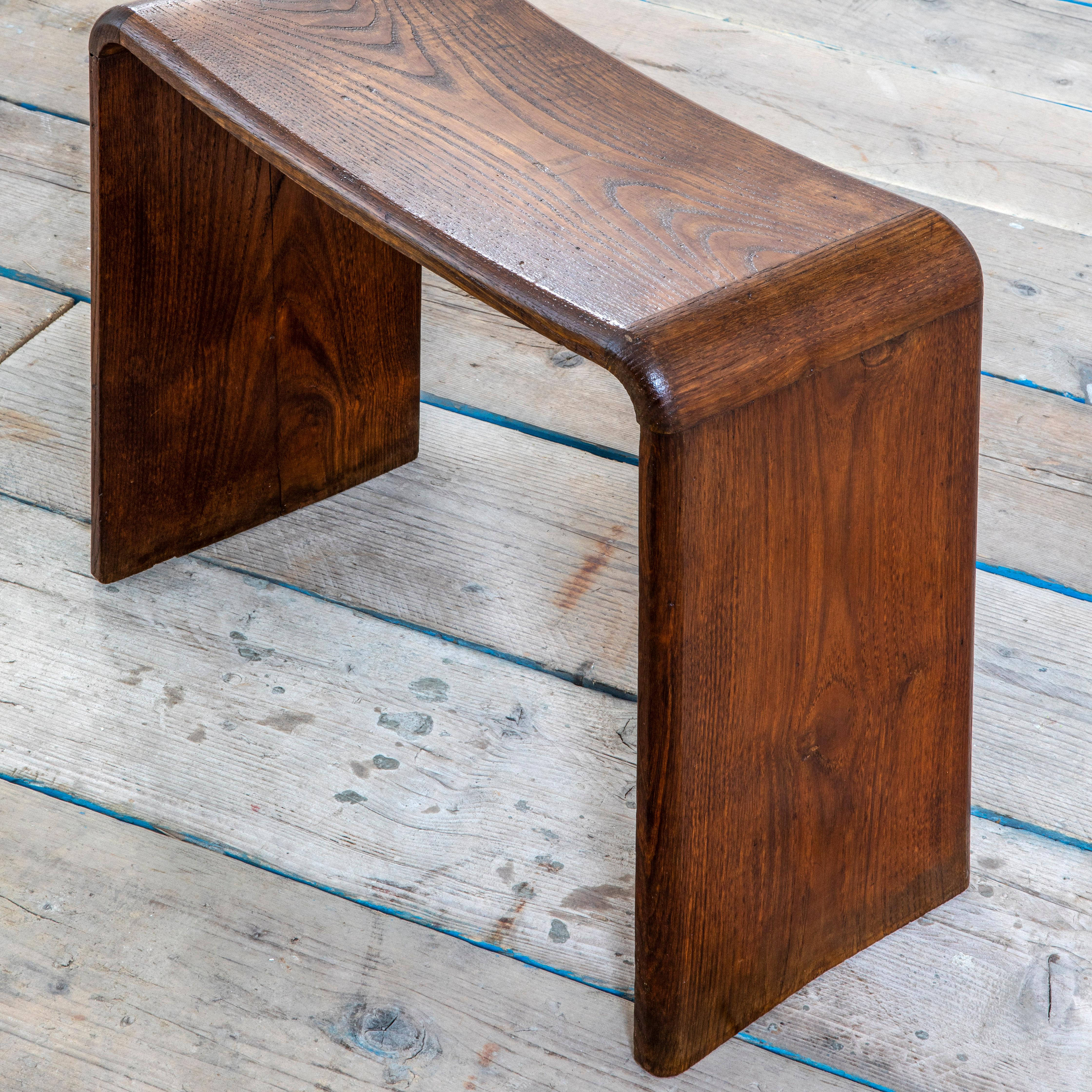 Mid-Century Modern 20th Century Guglielmo Ulrich in the Style of Couple of Wood Stools '50s