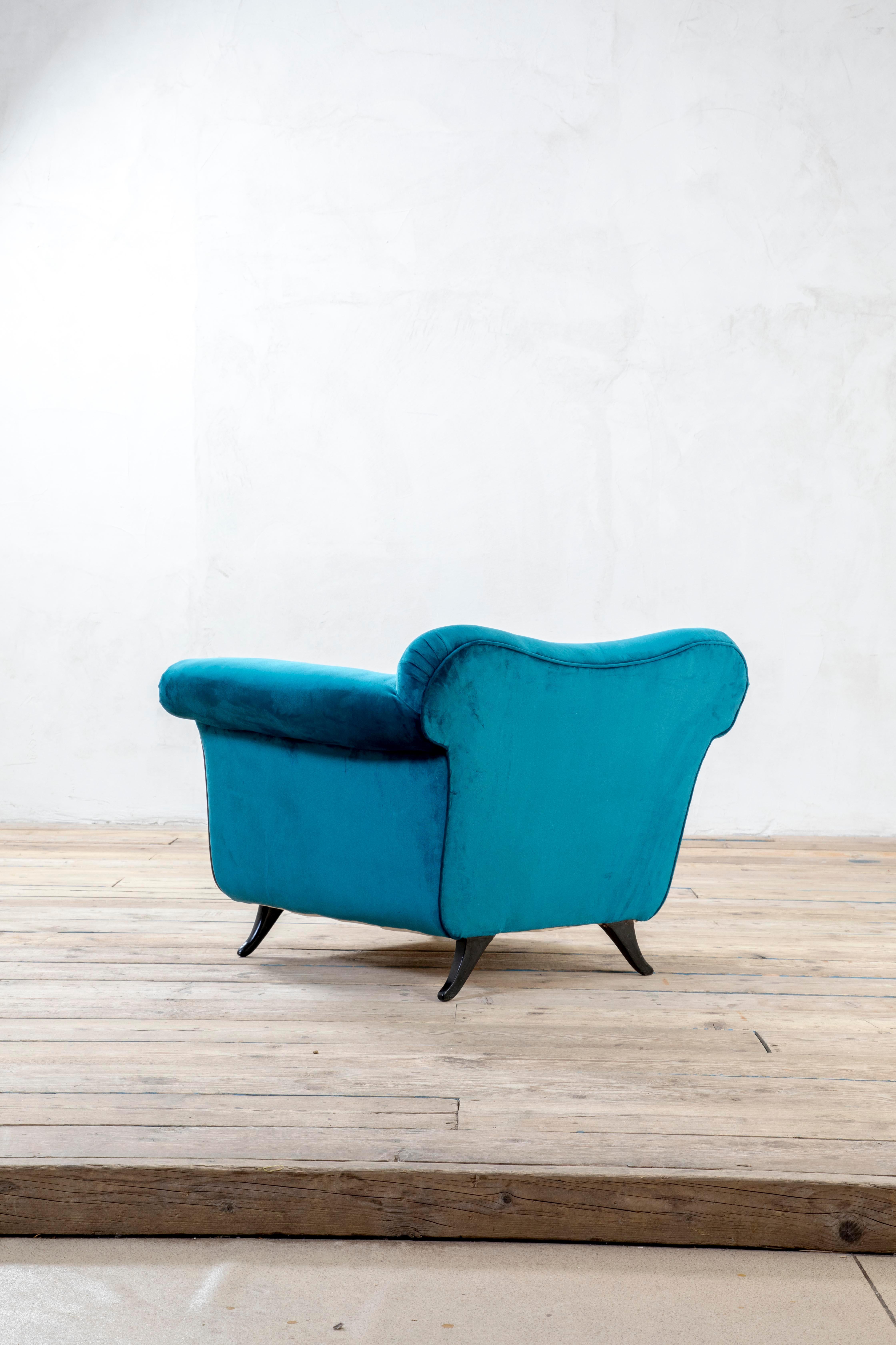 20. Jahrhundert, Guglielmo Ulrich Paar Sessel 1950 im Angebot 7