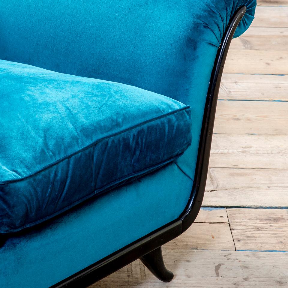 Italian 20e siècle, Guglielmo Ulrich Paire de fauteuils 1950 en vente