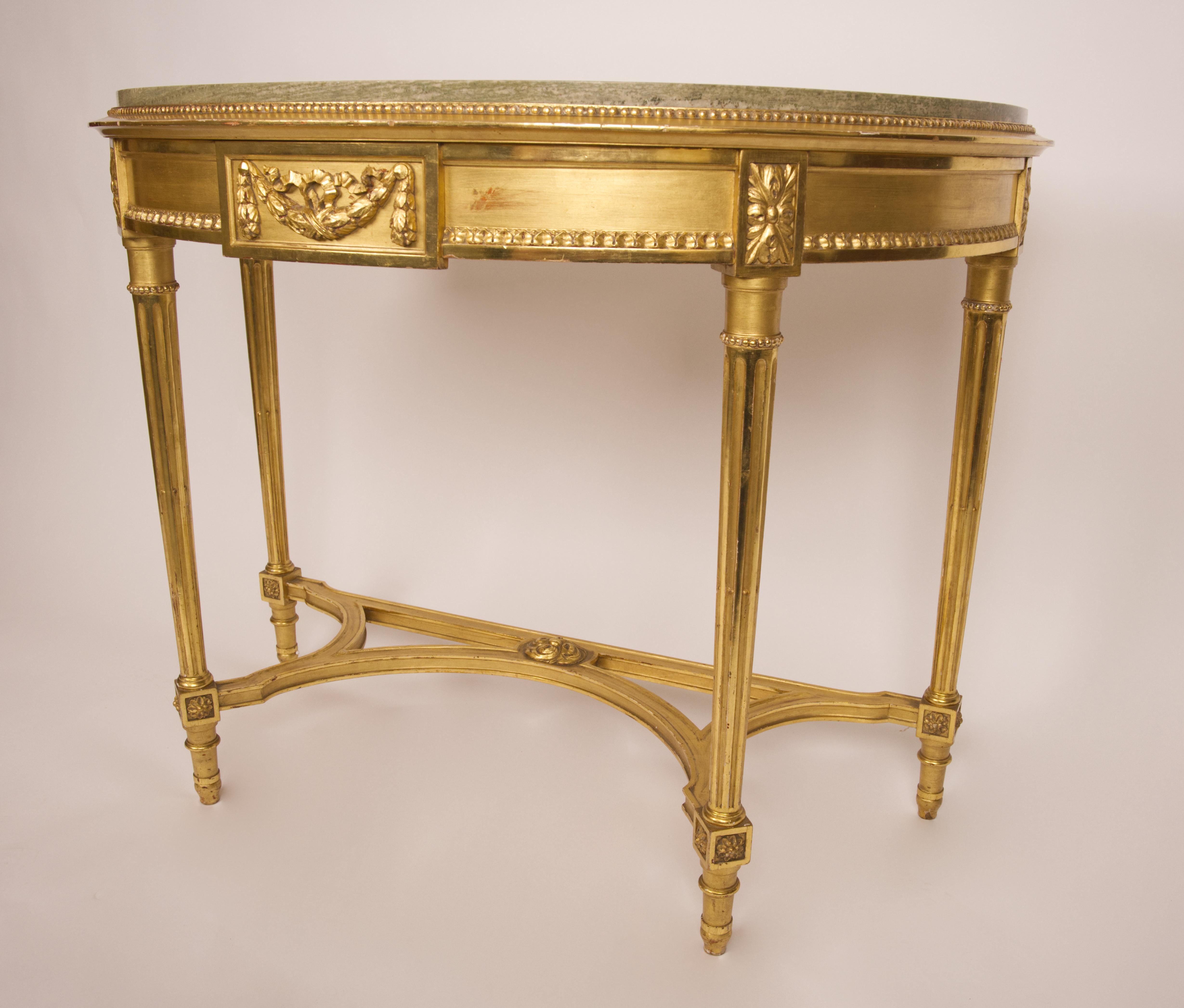 20th Century Gustavian Side Console Table In Good Condition For Sale In New York, NY