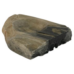 20th Century Hand Cut Stone Ashtray