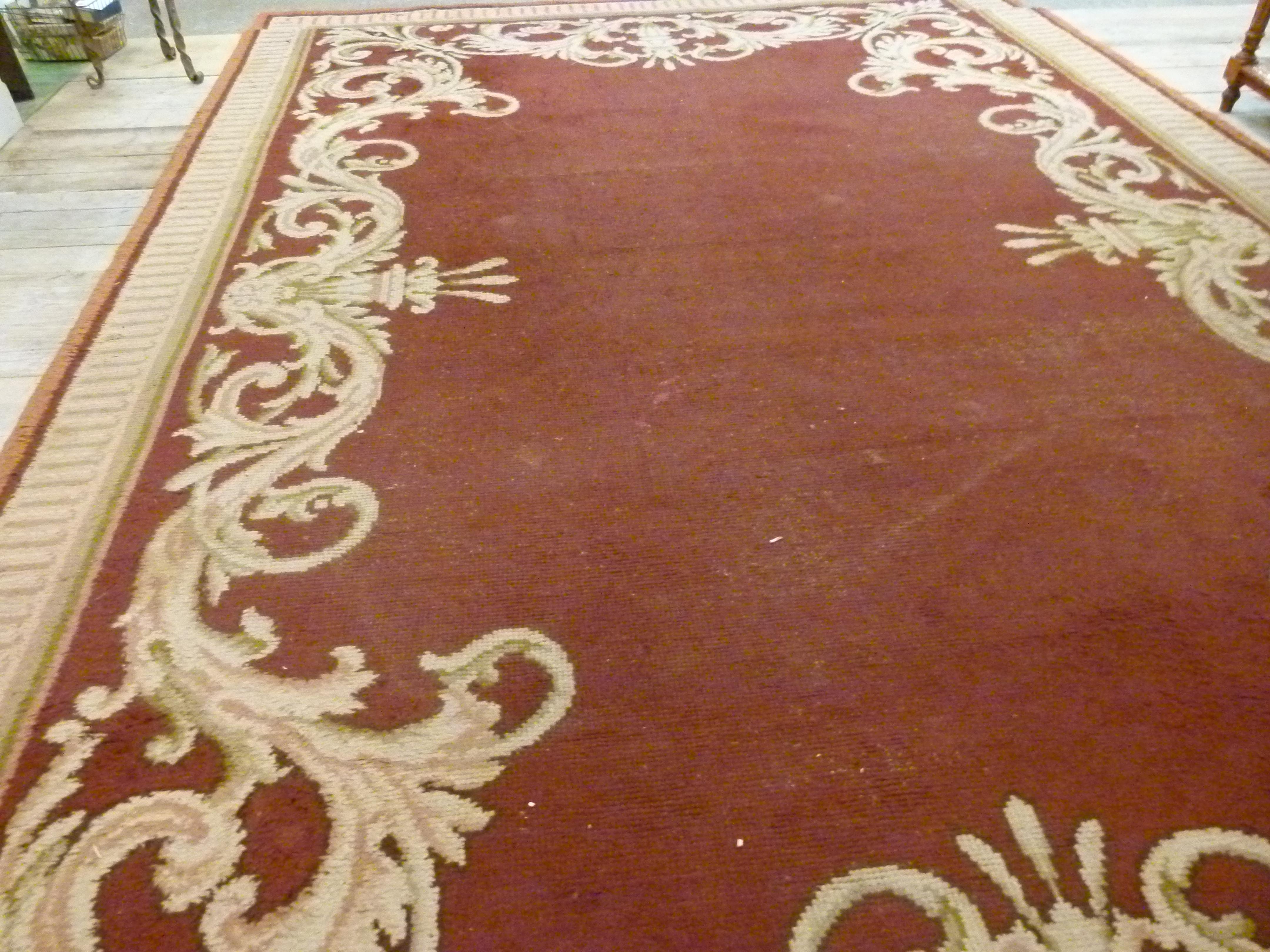  20th Century Hand Knotted Spanish Rug 1