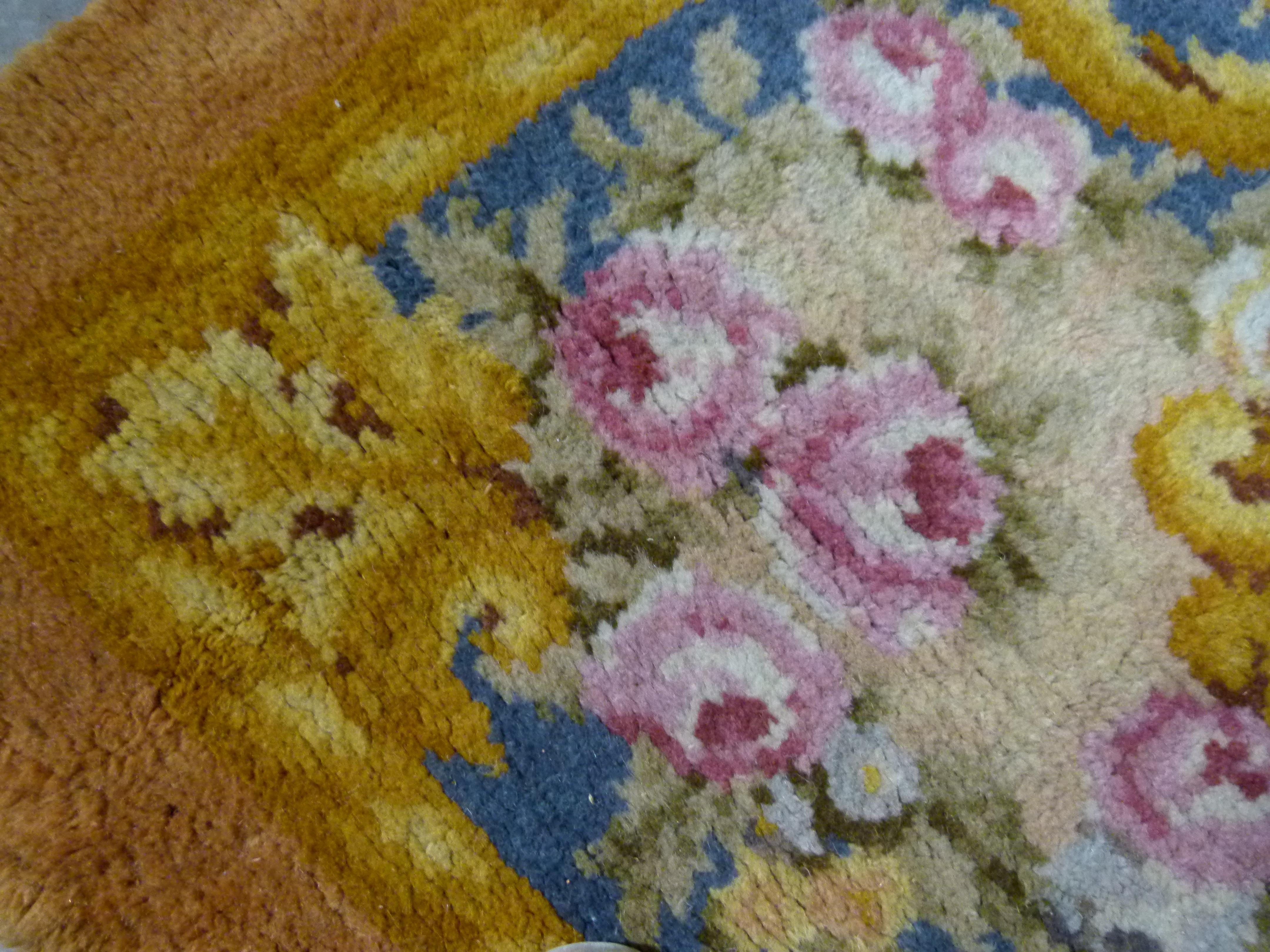 Wool 20th Century Hand Knotted Spanish Rug