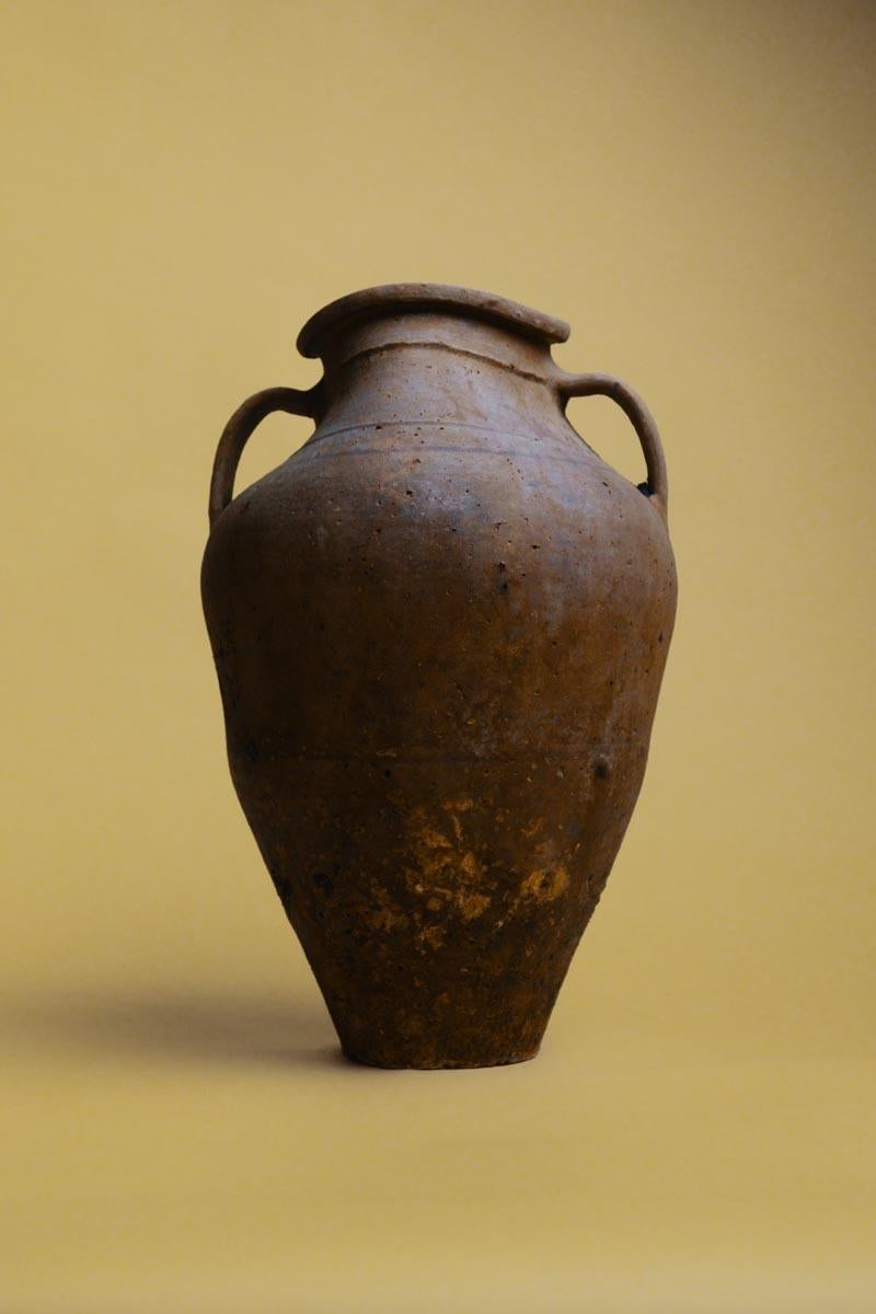 Turco Vaso per la conservazione del grano realizzato a mano nel XX secolo in vendita