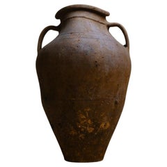 Vintage 20th Century Handcrafted Grain Storage Pot