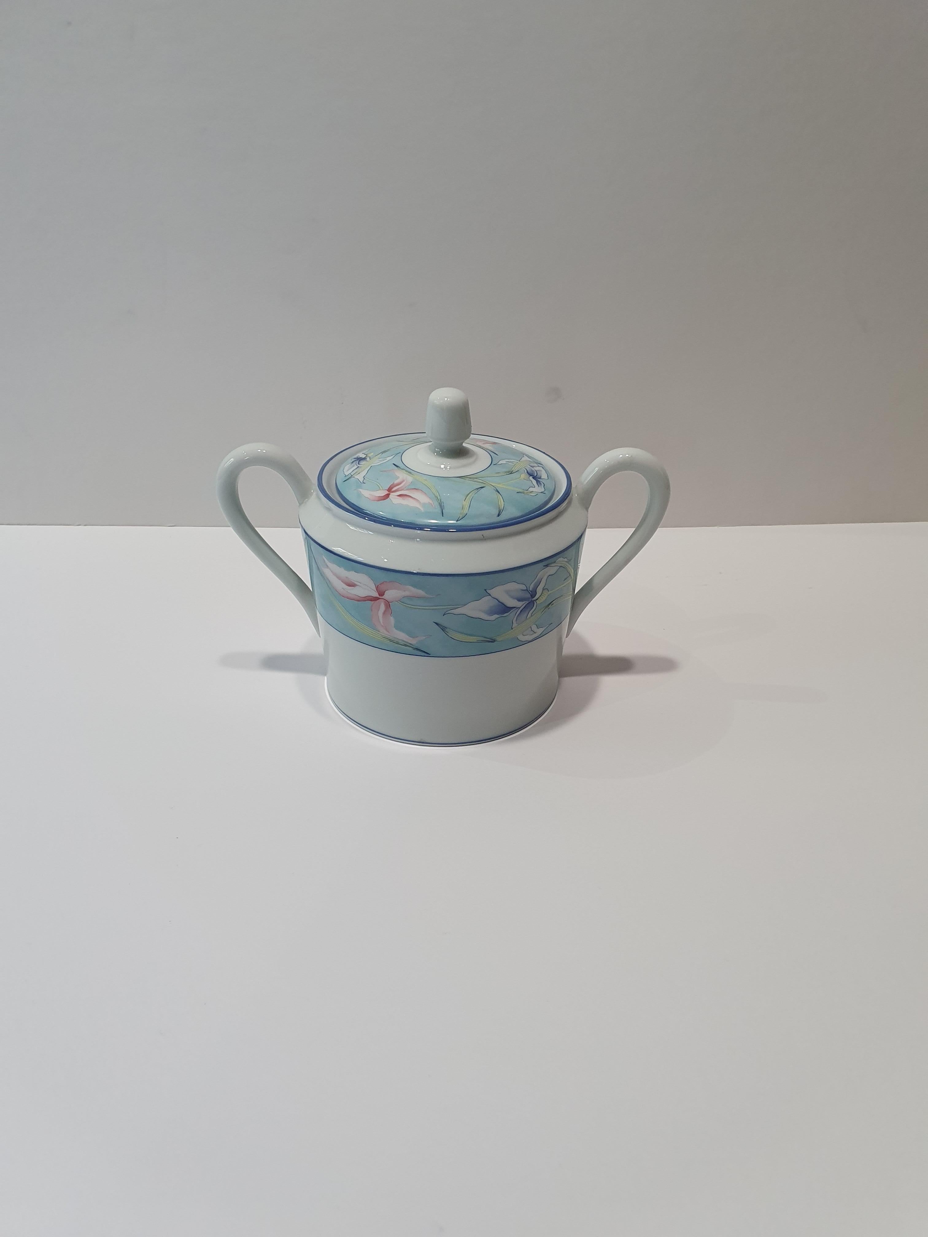Late 20th Century 20th Century Haviland & Parlon Limoges Porcelain 15 Pieces Coffee Set, 1986 For Sale