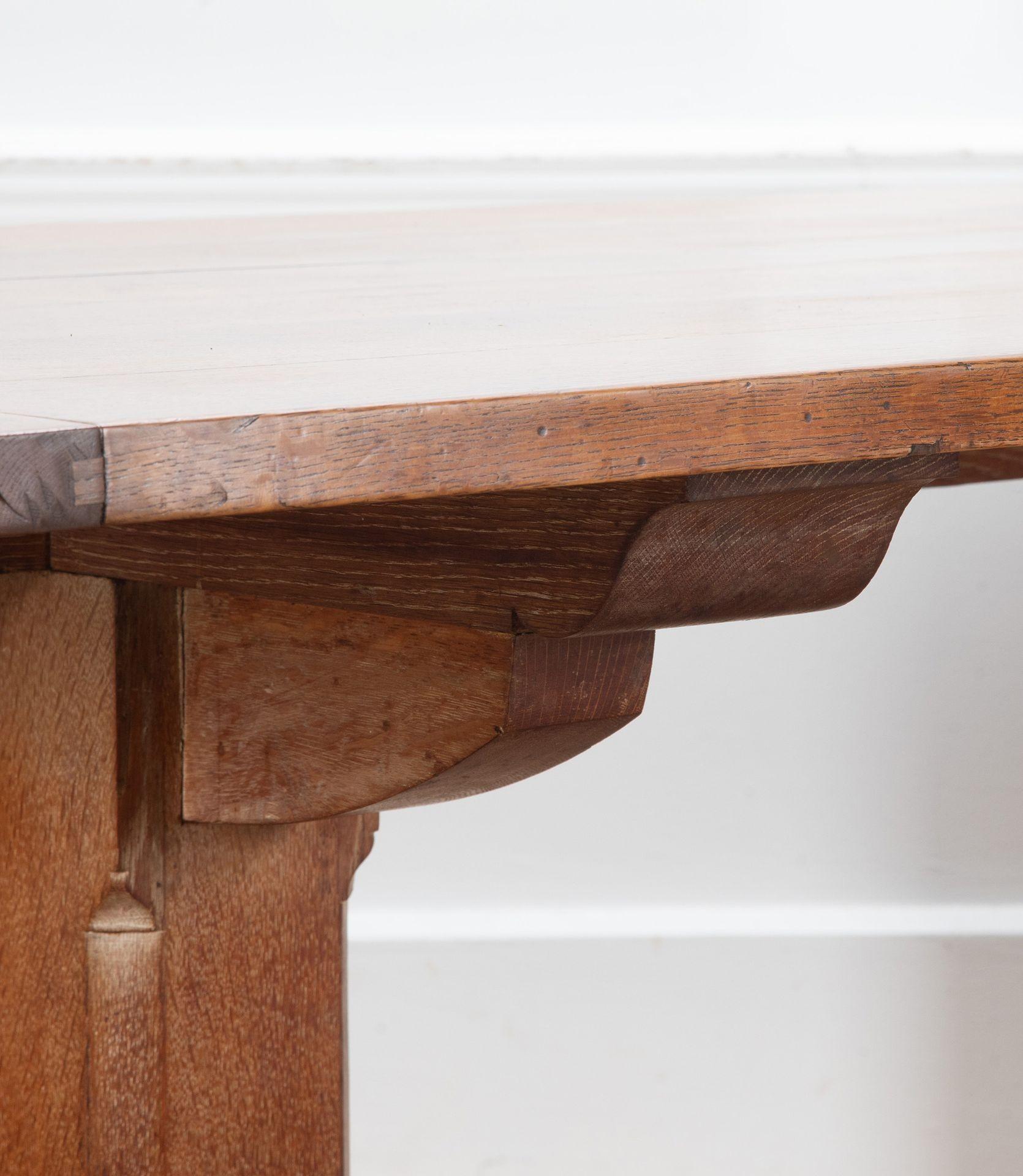 Table de réfectoire en Oak Heal's du 20e siècle en vente 6