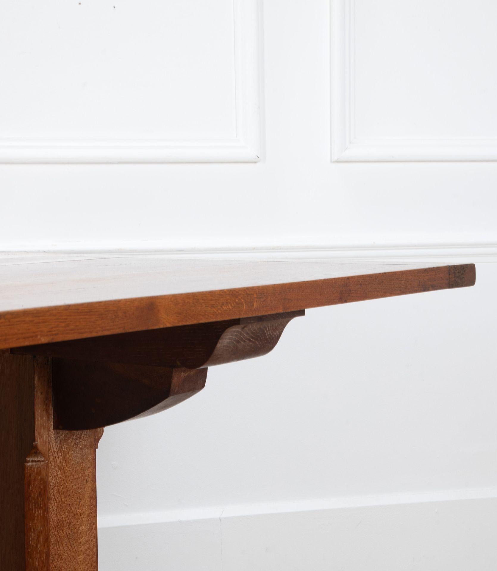 Table de réfectoire en Oak Heal's du 20e siècle en vente 11
