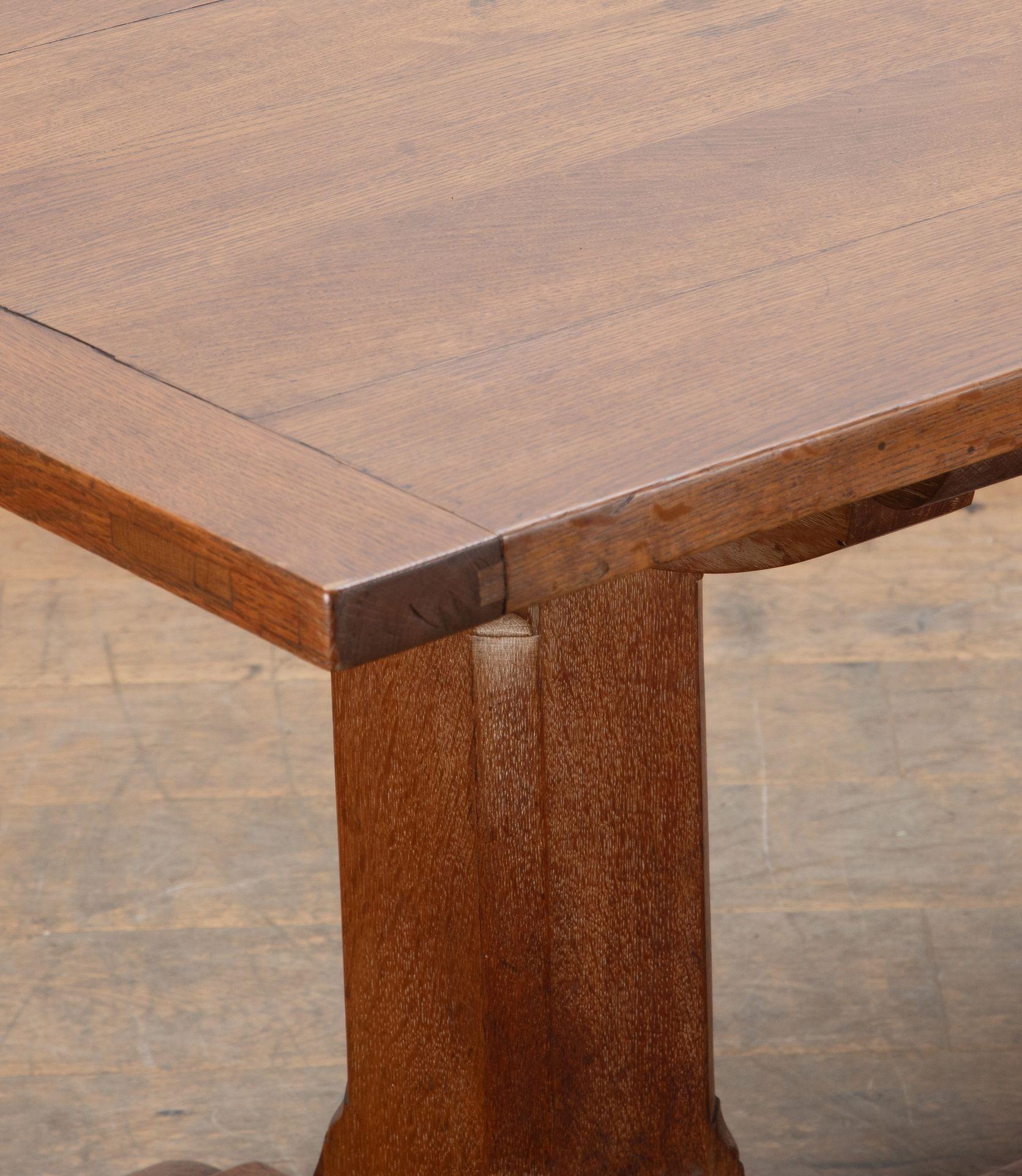 Anglais Table de réfectoire en Oak Heal's du 20e siècle en vente