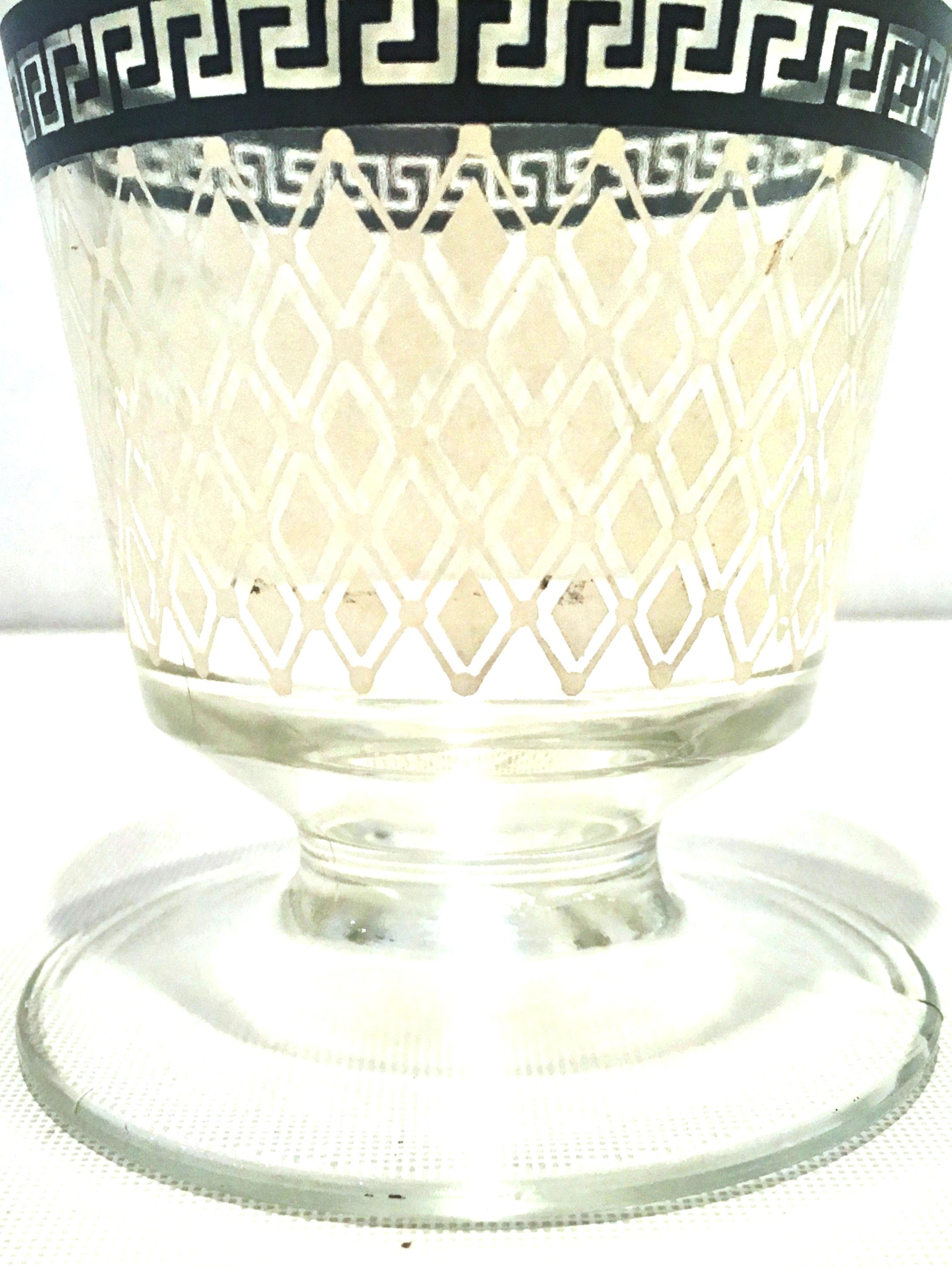 20th Century Hellenic Style Glass and 22-Karat Gold Drinks S/9 1