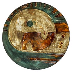 Decorazione da parete in ceramica Helmut Schaffenack del XX secolo, anni '60