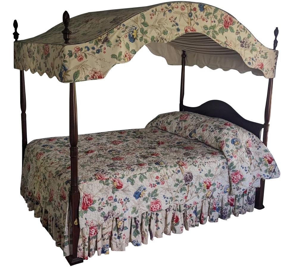 canopy bed 1980s