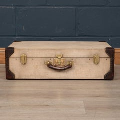 hermes Canvas & Lederkoffer:: 20. Jahrhundert:: Paris:: ca. 1910