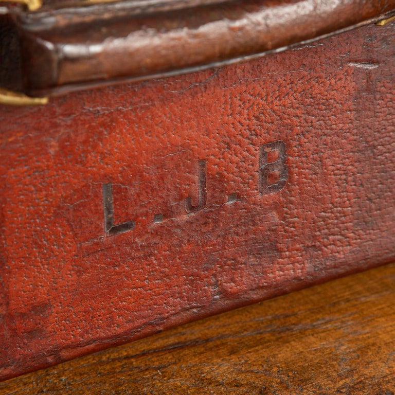 20th Century Hermes Leather Suitcase, Paris, c.1900 For Sale 8