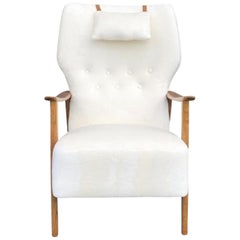 20th Century High Back Recliner by Folke Ohlsson