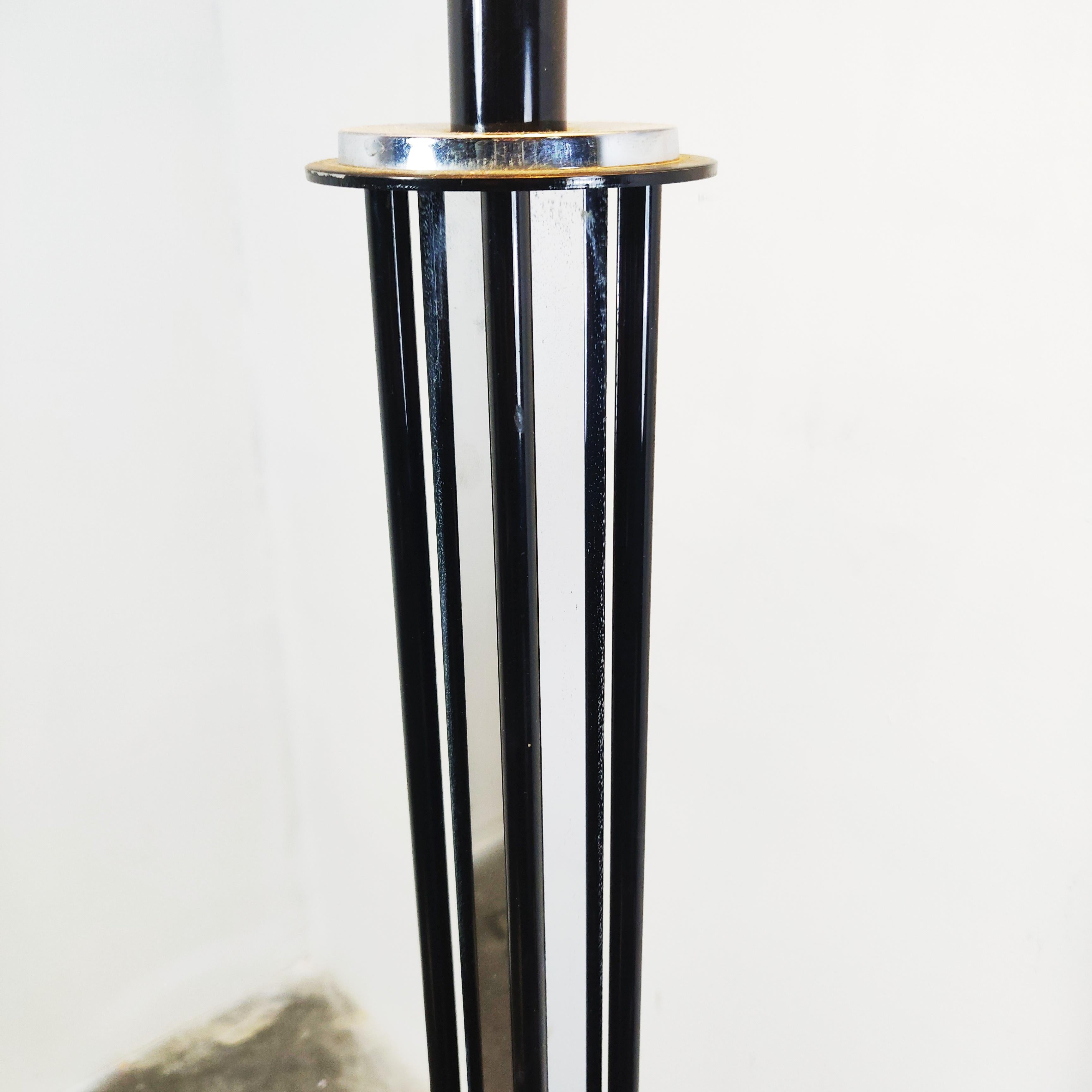 20th Century Hollywood Regency Floor Lamp in style of Willy Rizzo. For Sale 2