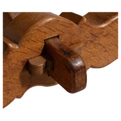 20th Century Honey Wood Spanish Oak Refectory Table