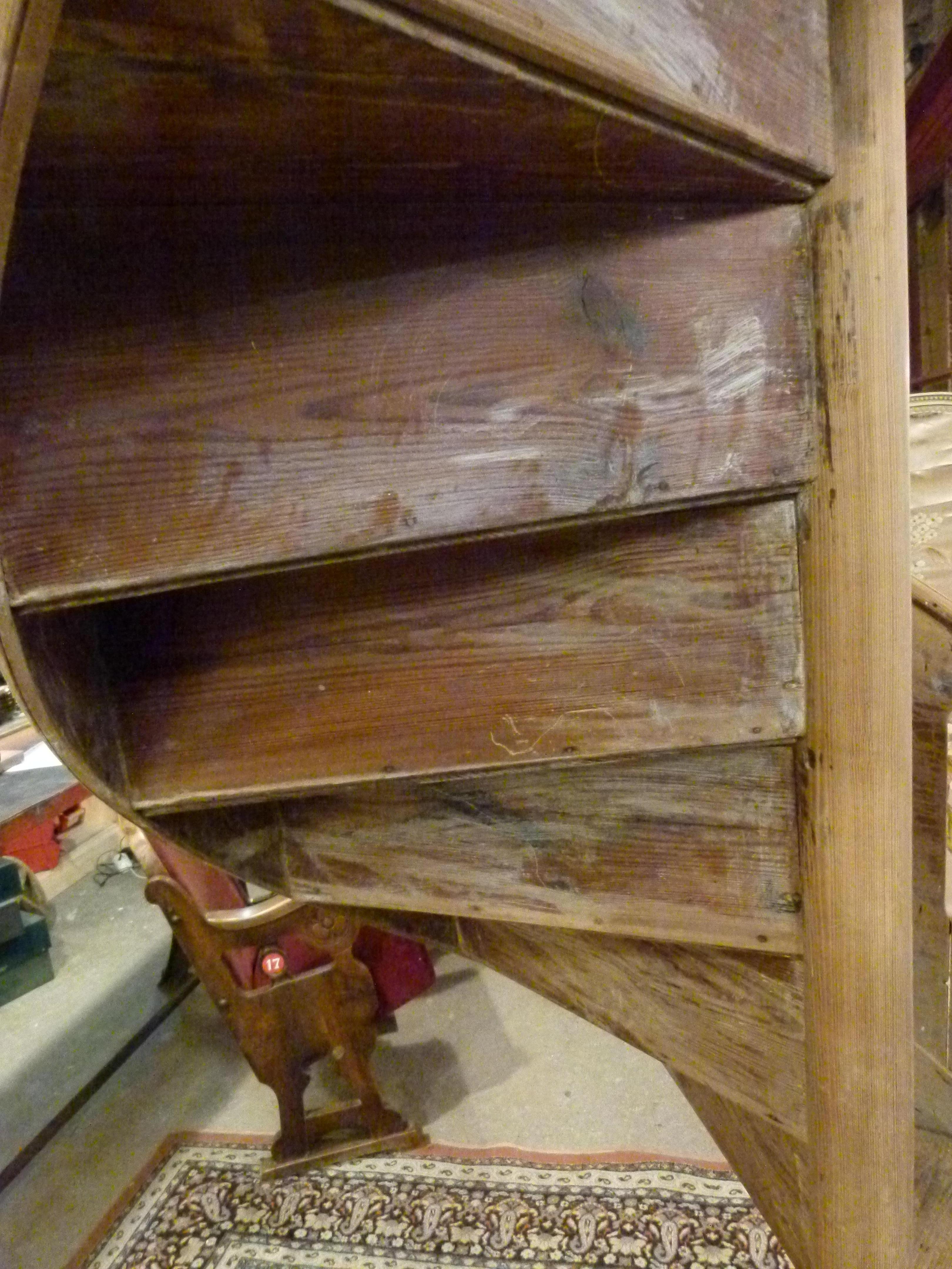 20th Century Melis Pine Spanish Spiral Staircase 3