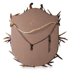 Miroir mural en corne de cervidé du XXe siècle par Anthony Redmile, Angleterre, vers 1970