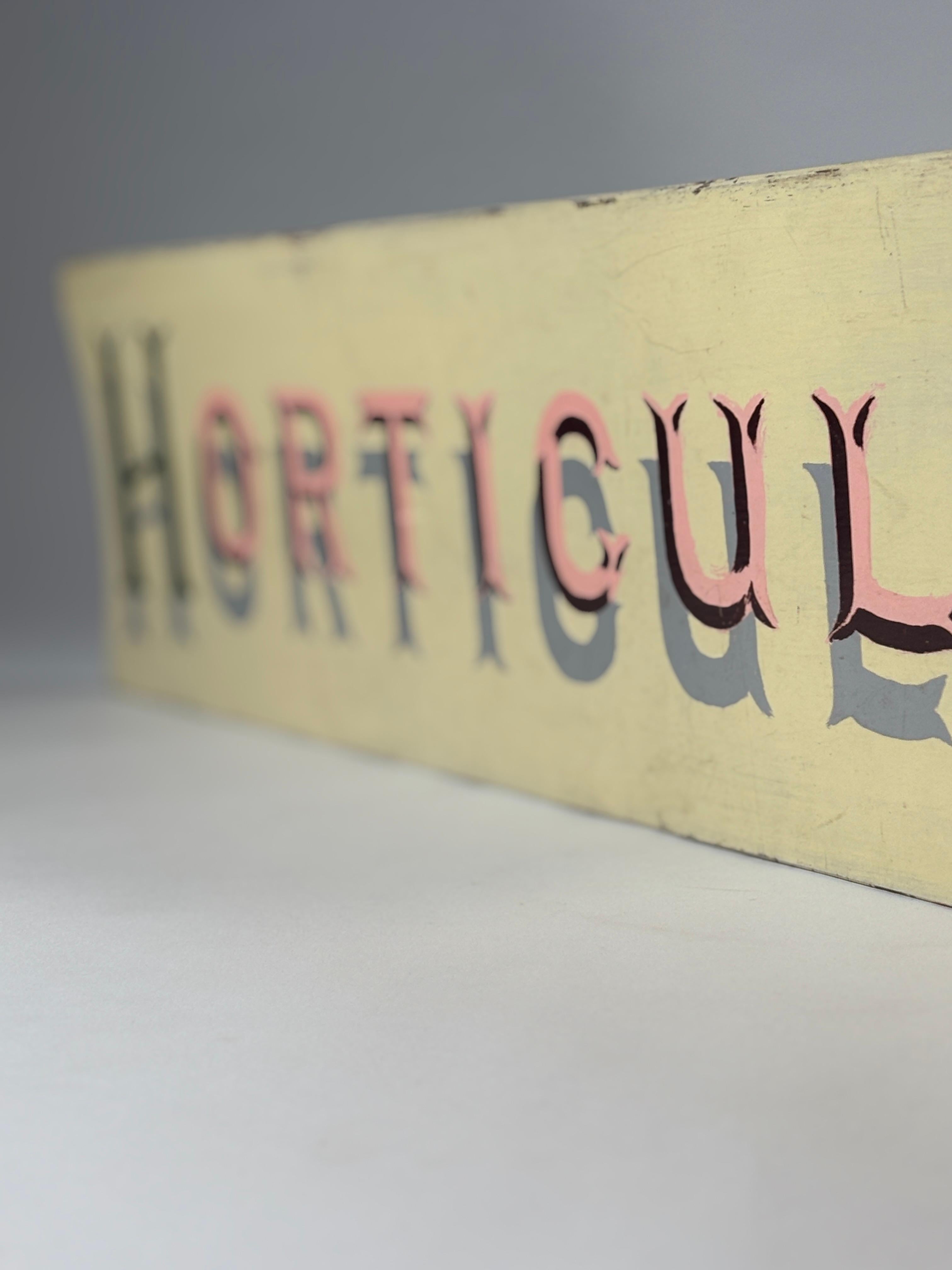 20th Century Horticulture Show Directional Sign 5