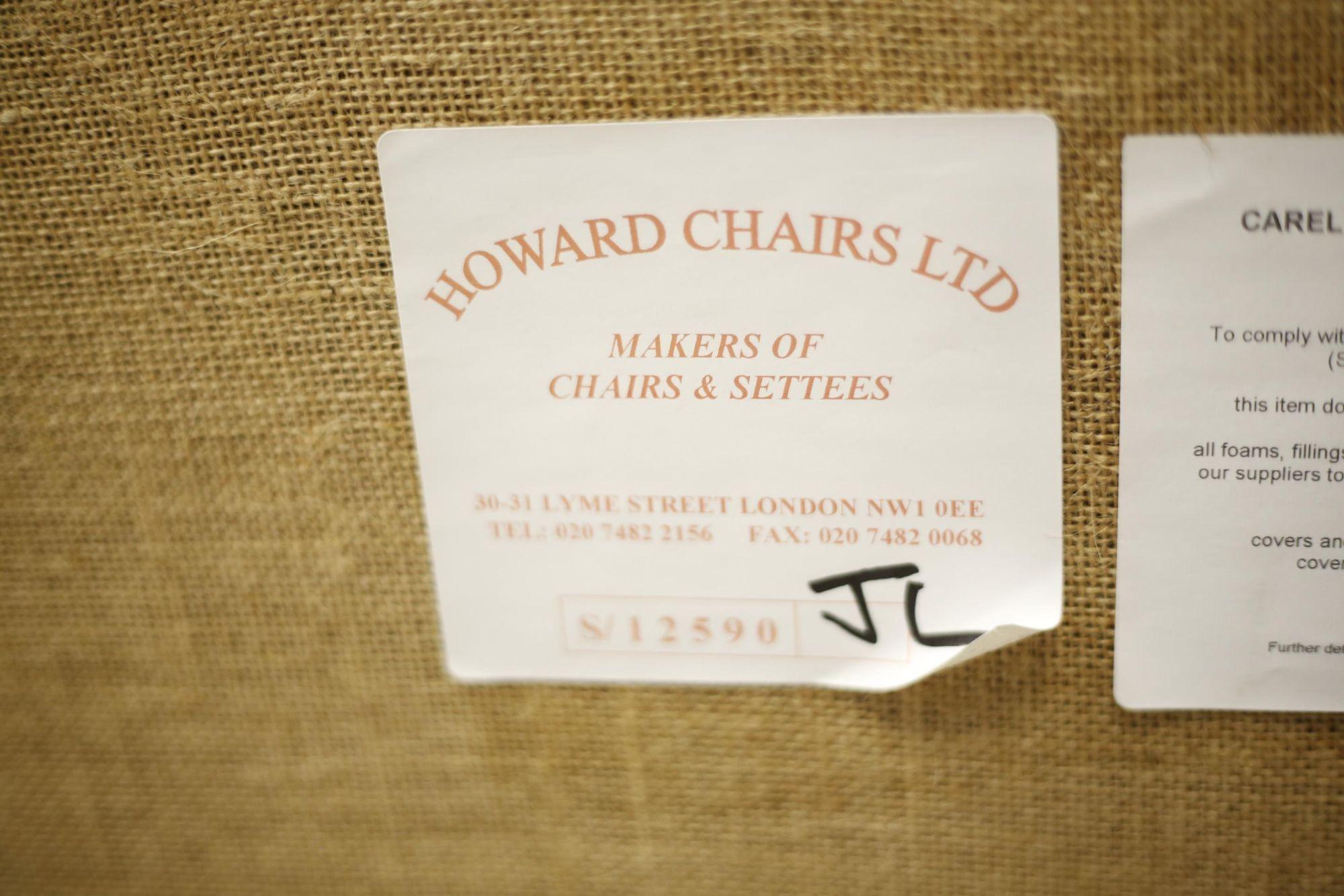 20th century Howard Chairs Ltd sofa For Sale 2