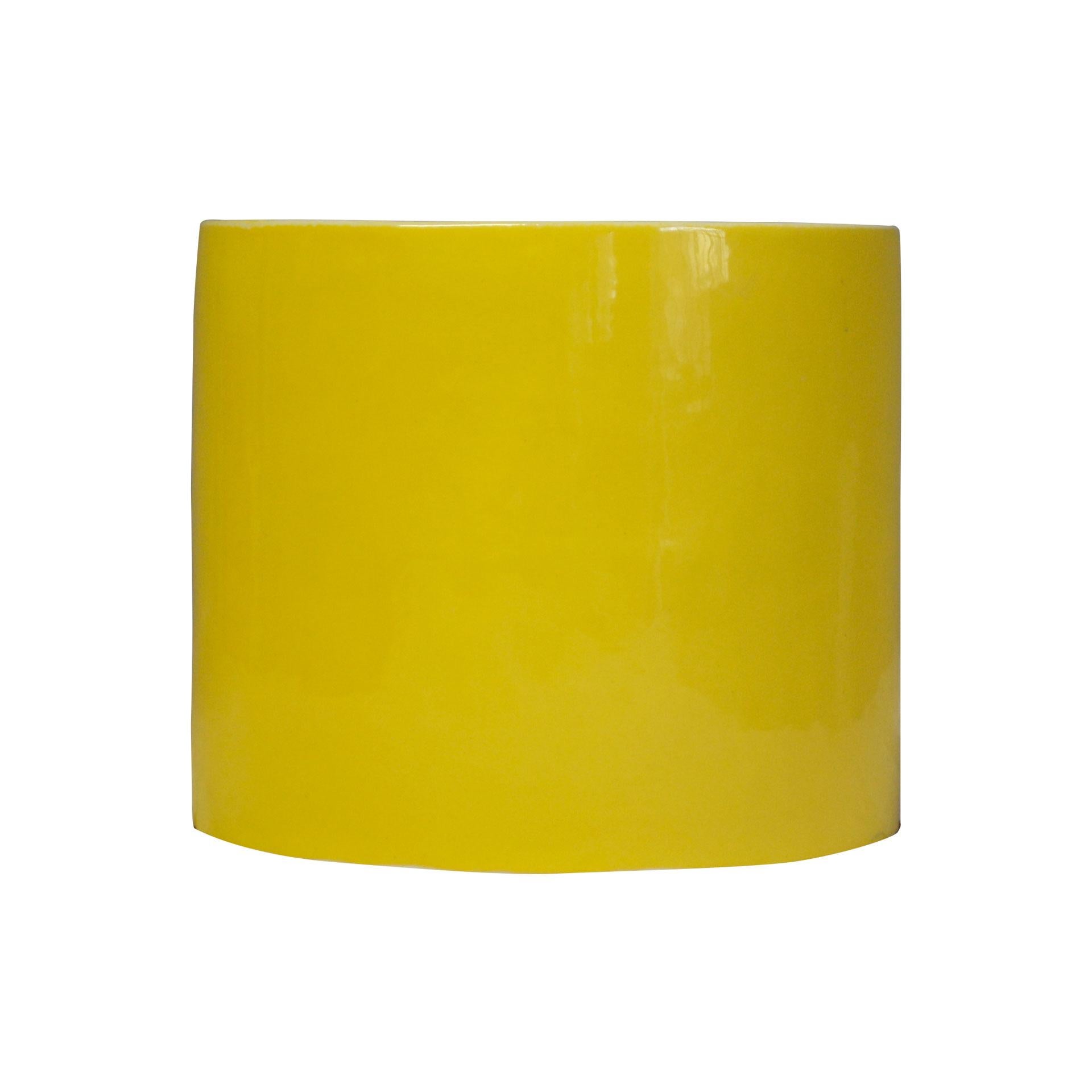 Mid-Century Modern 20th Century Ico & Luisa Parisi Yellow Ceramic for Zanolli & Sebellin For Sale