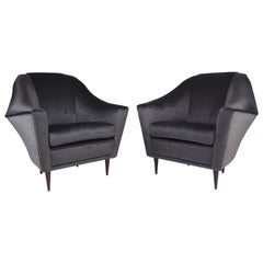 Vintage 20th Century Ico Parisi Armchairs for Ariberto Colombo, Set of Two, 1950s