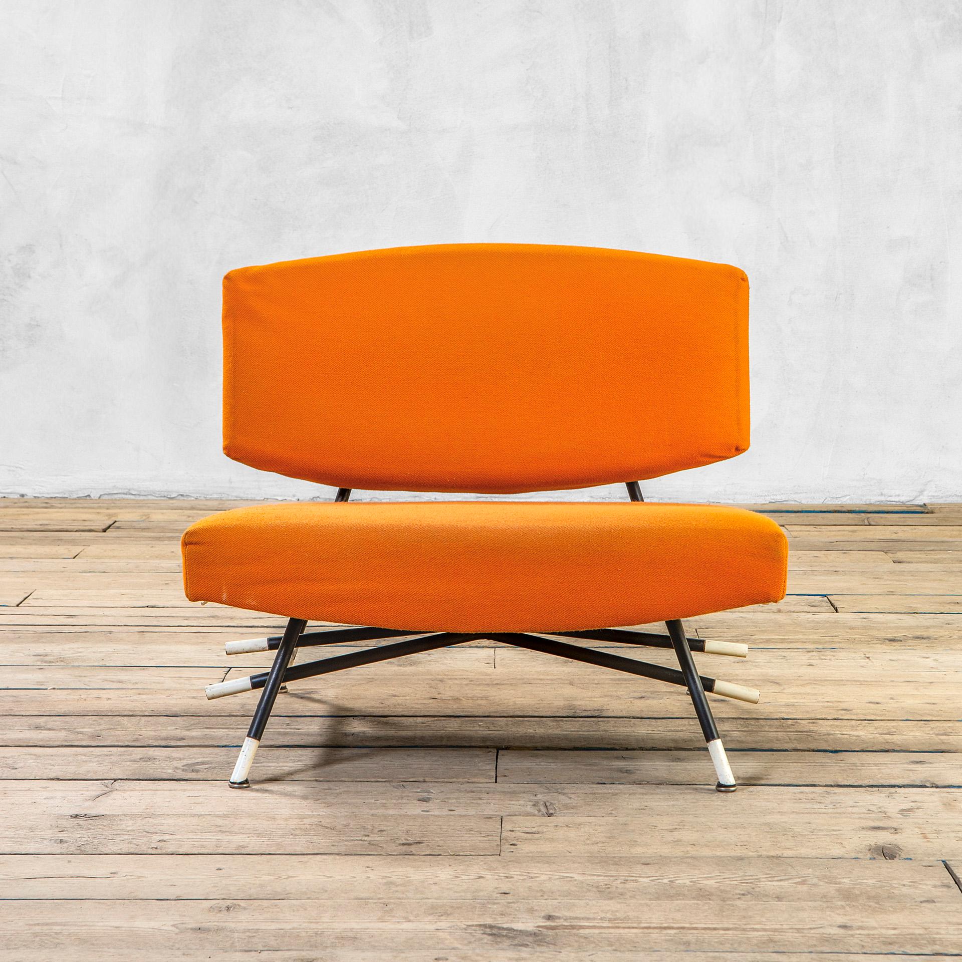 Italian 20th Century Ico Parisi for Cassina Pair of Armchairs mod. 865