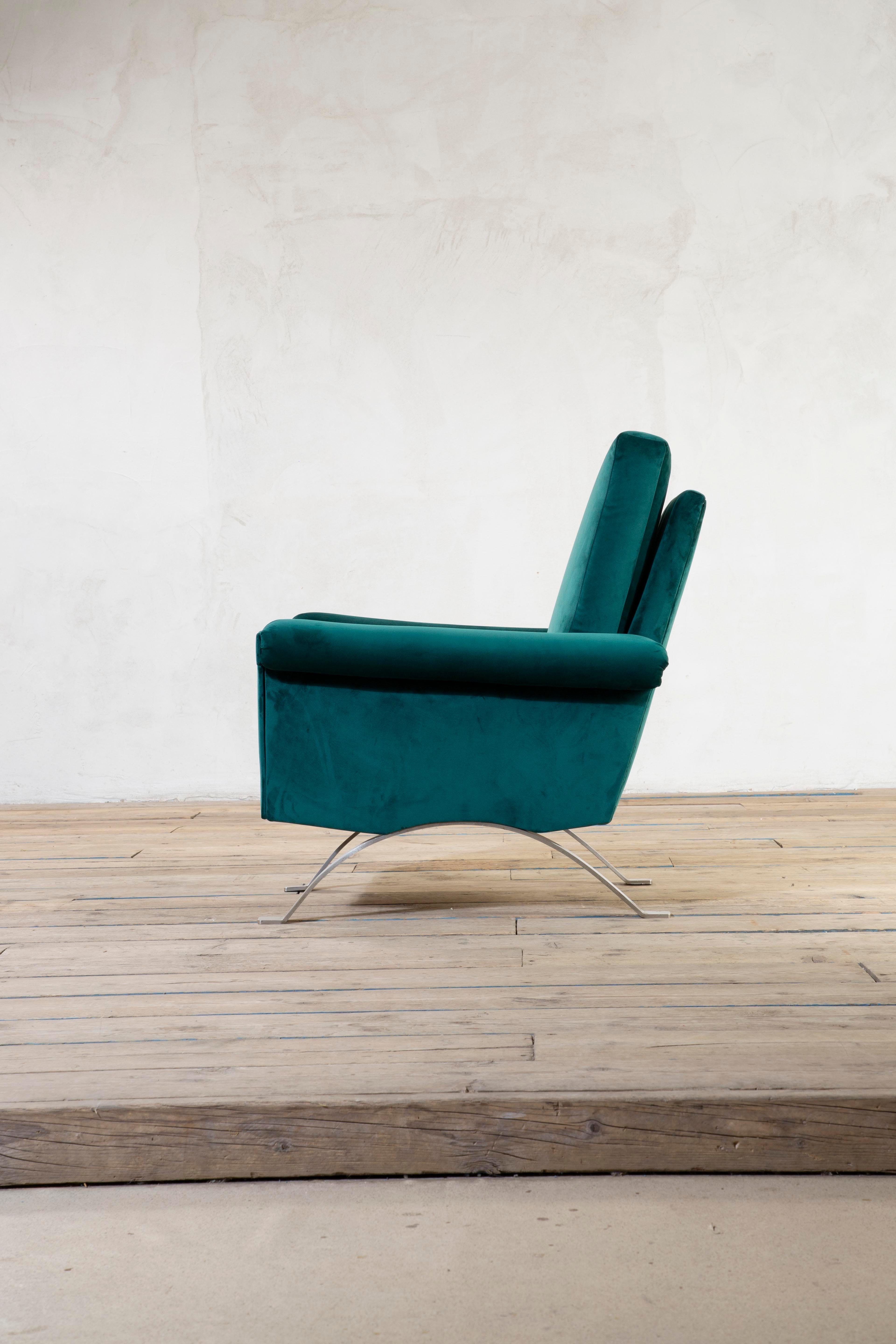 20e siècle, Ico Parisi for Cassina Paire de fauteuils mod. 875 en vente 5