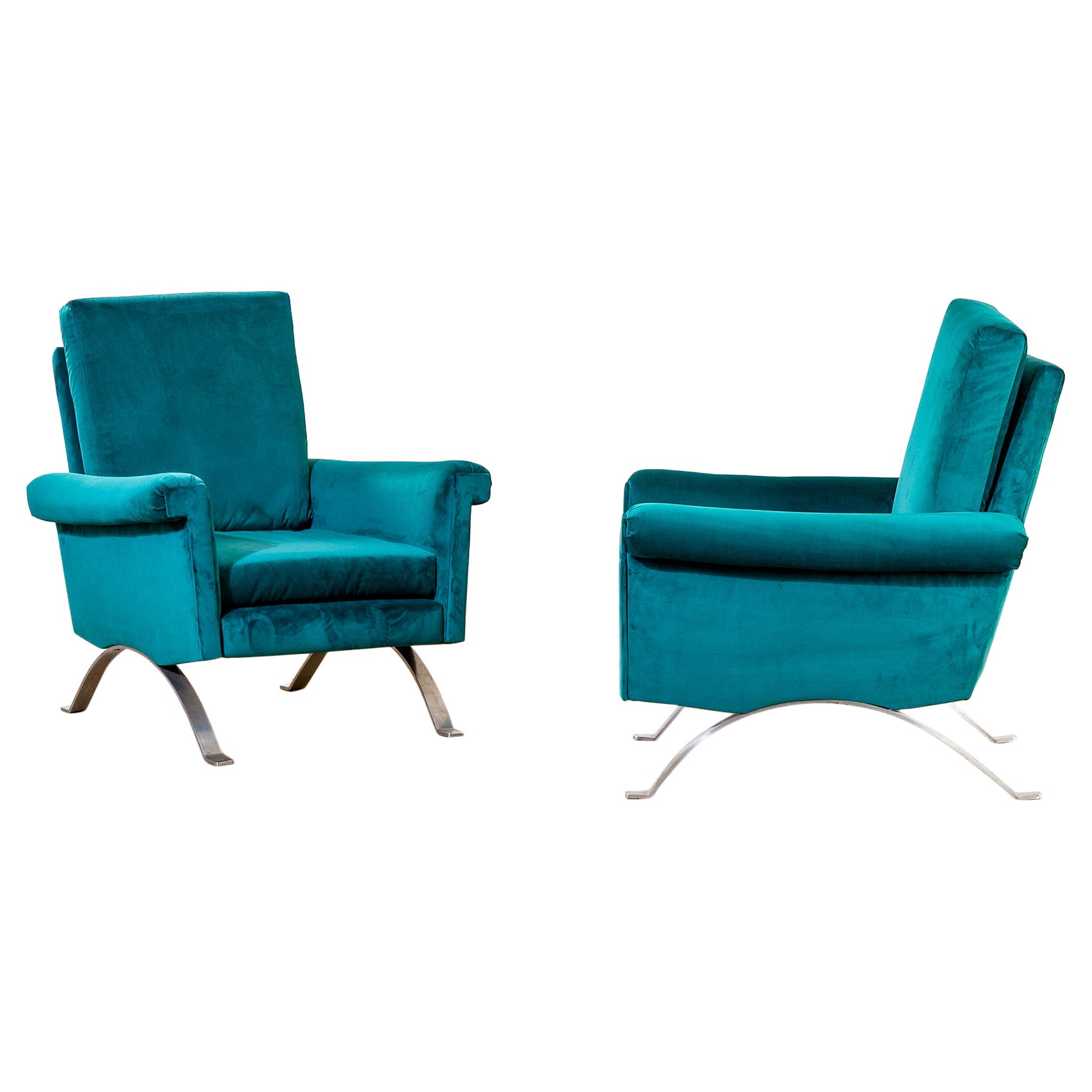 siglo XX, Ico Parisi para Cassina Pareja de sillones mod. 875