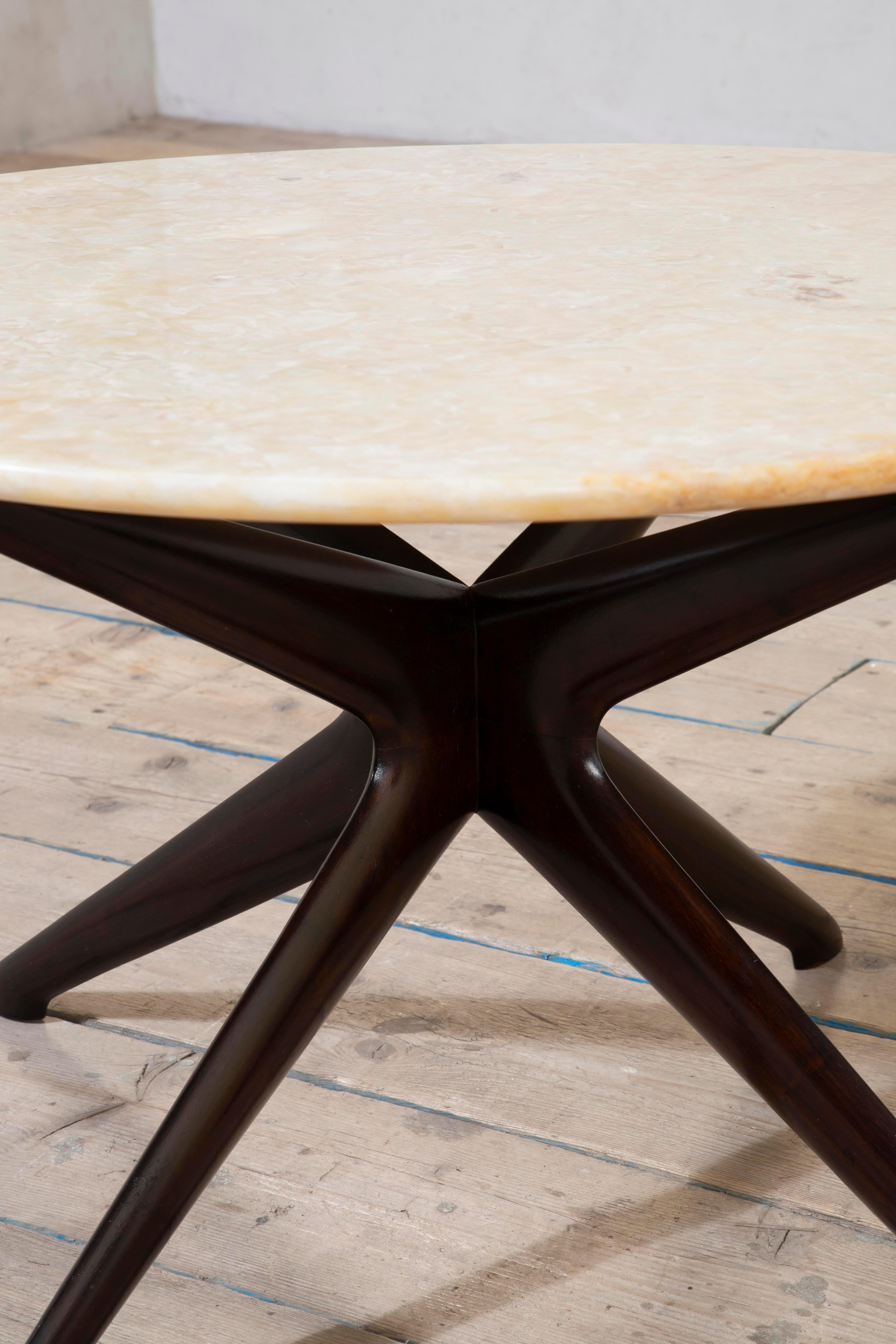 siglo XX, Mesa de centro de mármol Ico Parisi 3