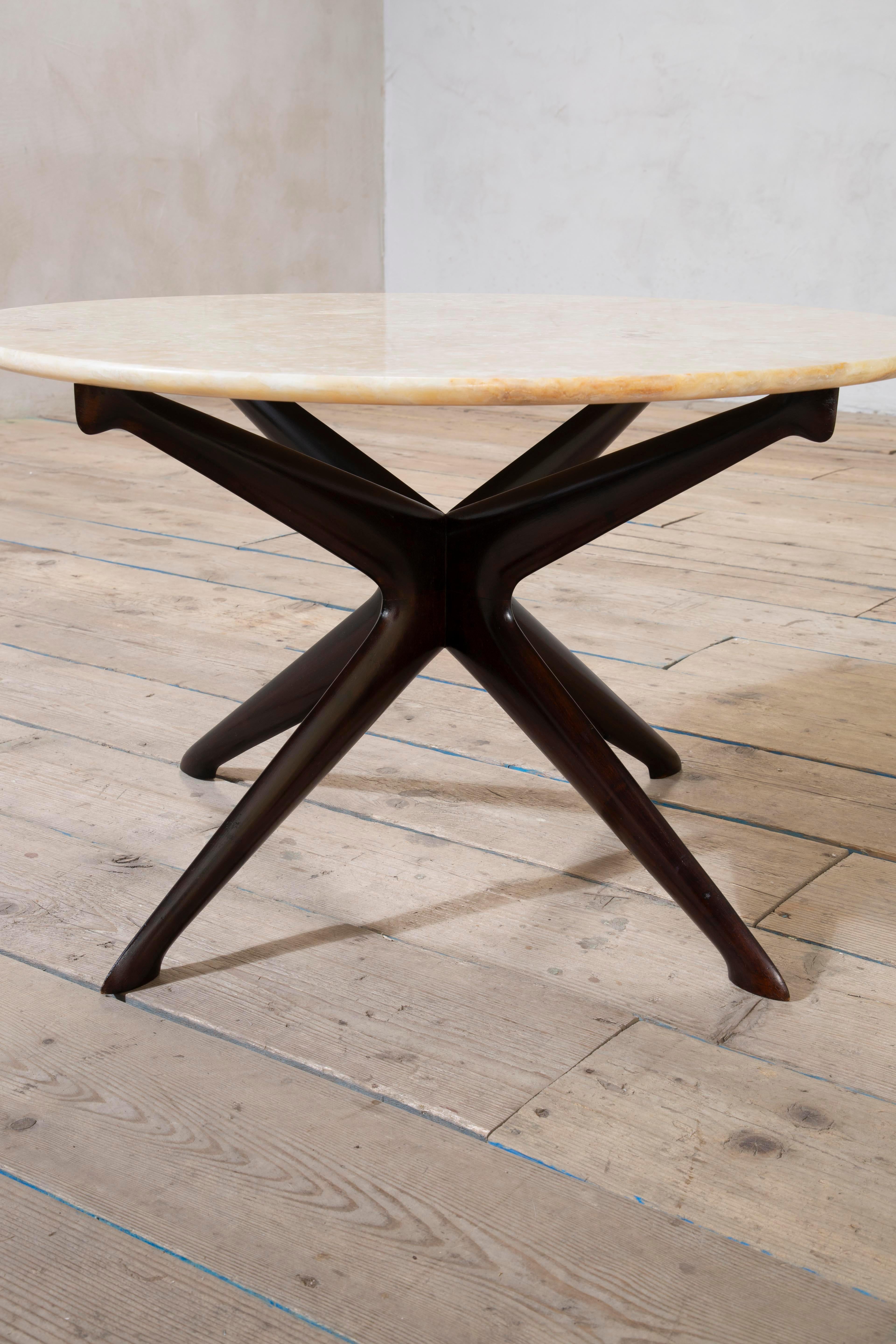 siglo XX, Mesa de centro de mármol Ico Parisi 4