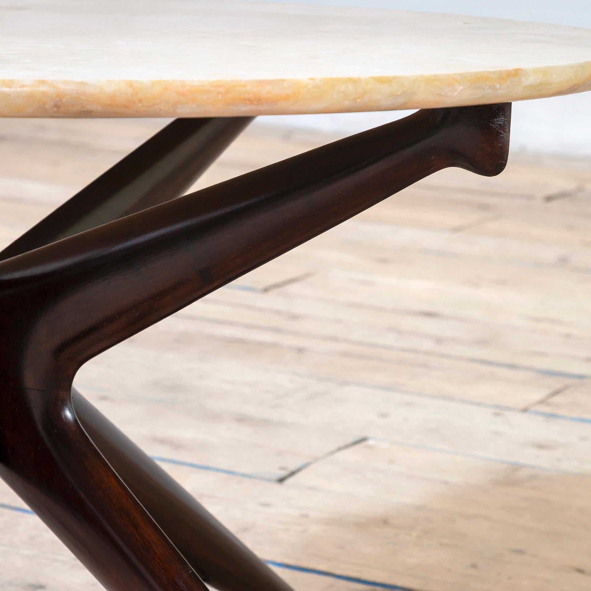 Marbre 20e siècle, Ico Parisi Table basse en marbre en vente
