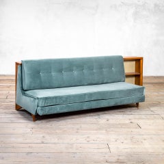 20th Century Ico Parisi Rare Velvet Sofa, 1961