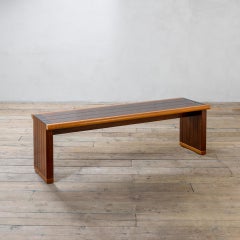 20th Century Ico Parisi Wooden Bench for Brugnoli Mobili Cantù, 1970s