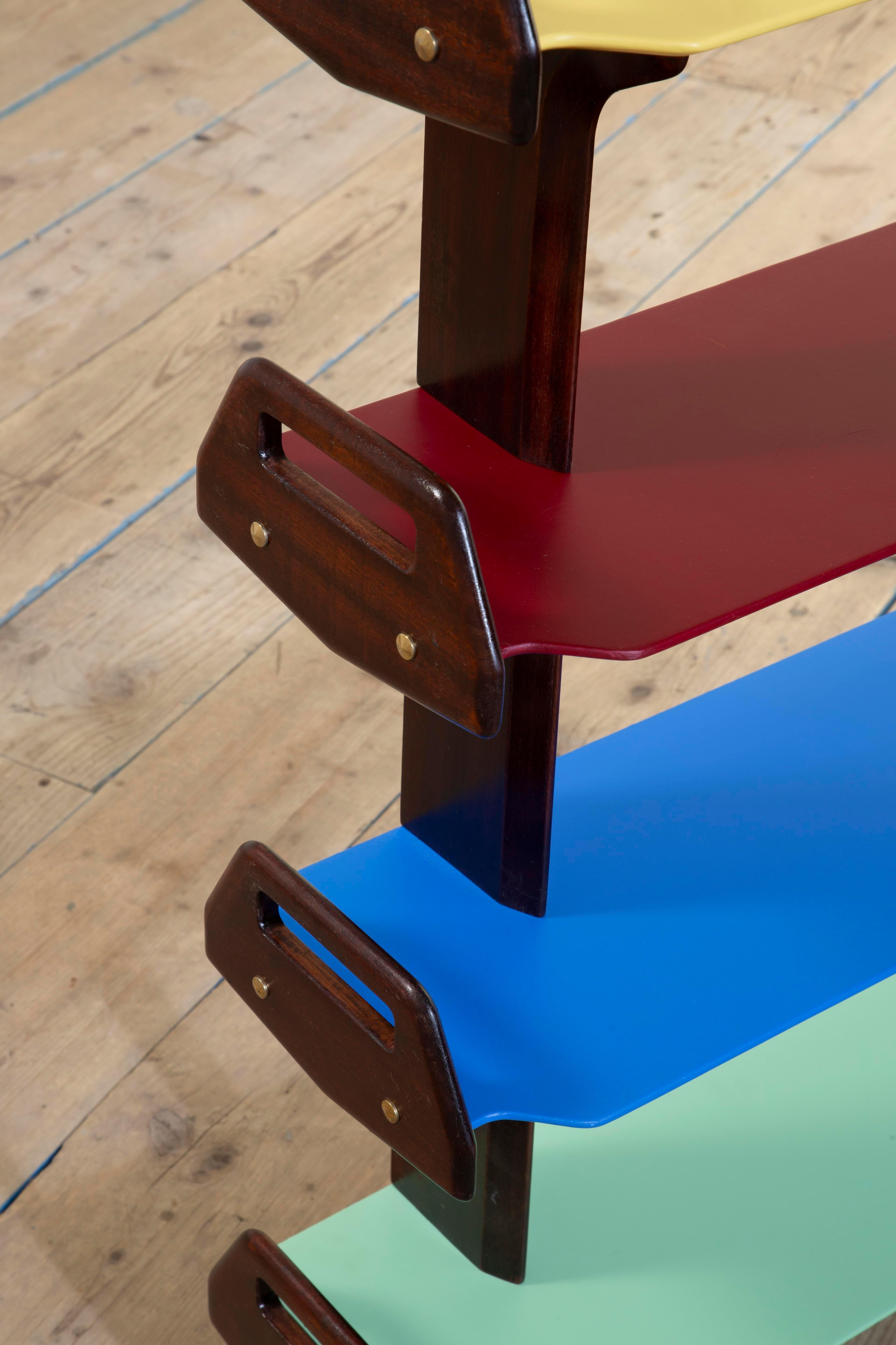 20th Century, Ico Parisi Wooden Bookcase mod. 1955.DB3 in vendita 3