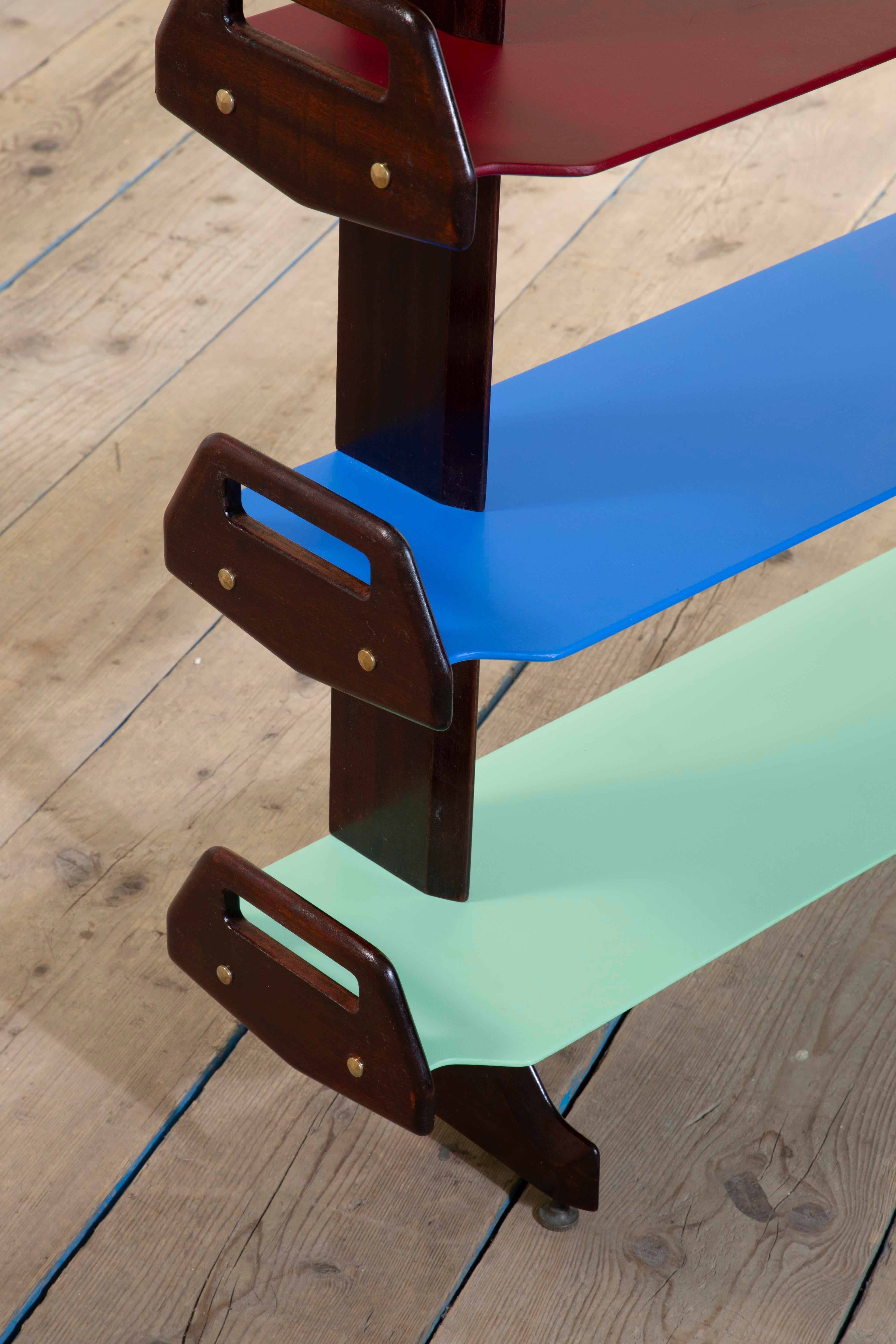 20th Century, Ico Parisi Wooden Bookcase mod. 1955.DB3 in vendita 4