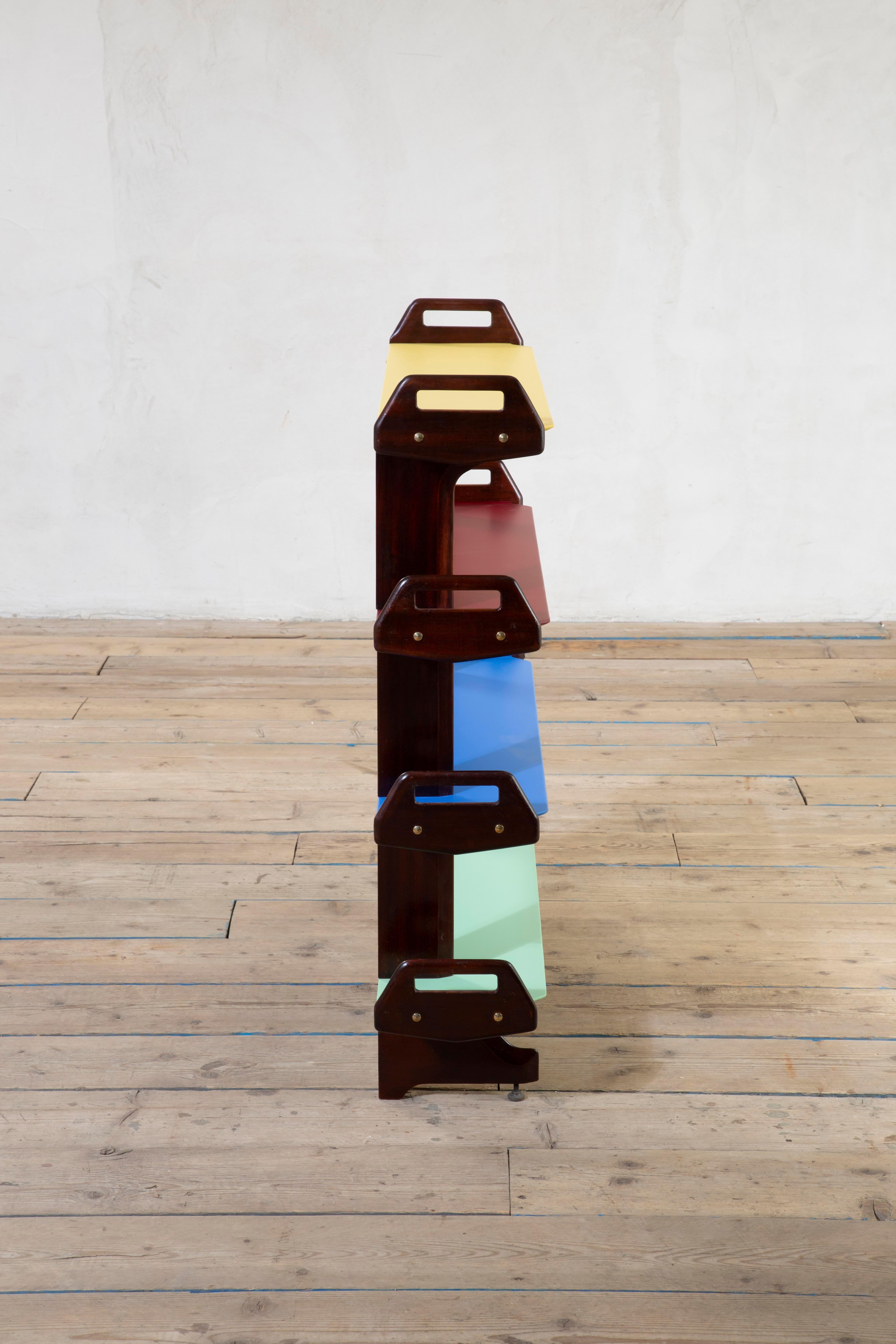 20th Century, Ico Parisi Wooden Bookcase mod. 1955.DB3 in vendita 7