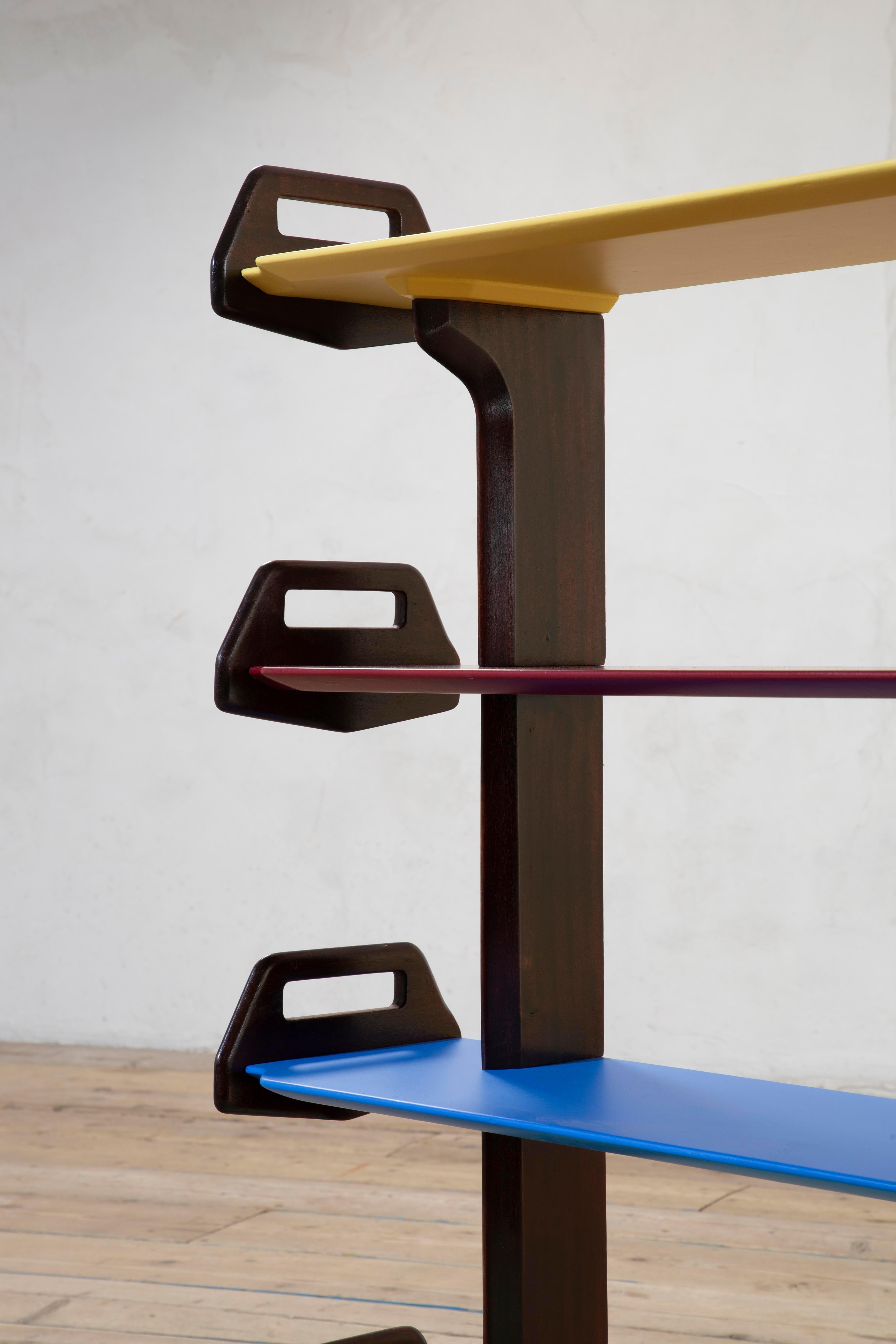 20th Century, Ico Parisi Wooden Bookcase mod. 1955.DB3 in vendita 1