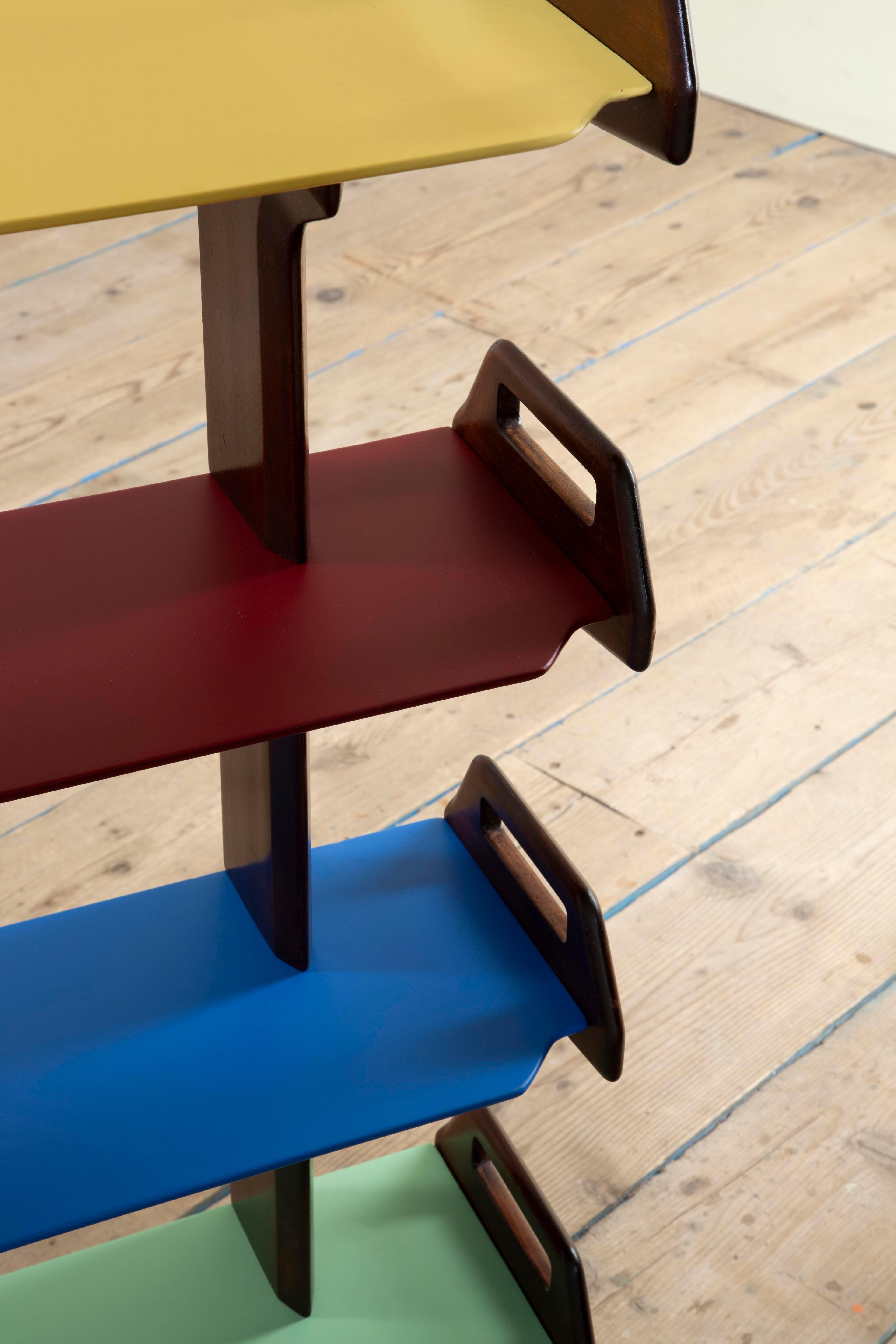 20th Century, Ico Parisi Wooden Bookcase mod. 1955.DB3 in vendita 2