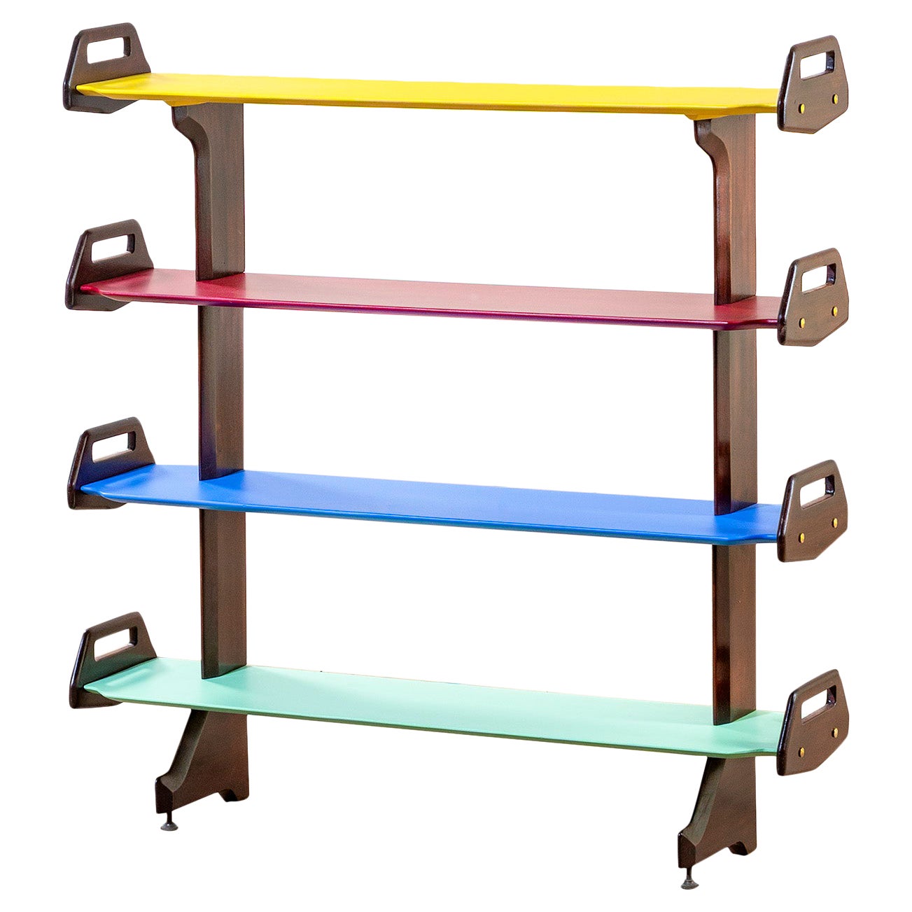 20th Century, Ico Parisi Wooden Bookcase mod. 1955.DB3 For Sale