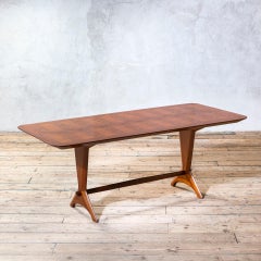 20th Century, Ico Parisi Wooden Dining Table