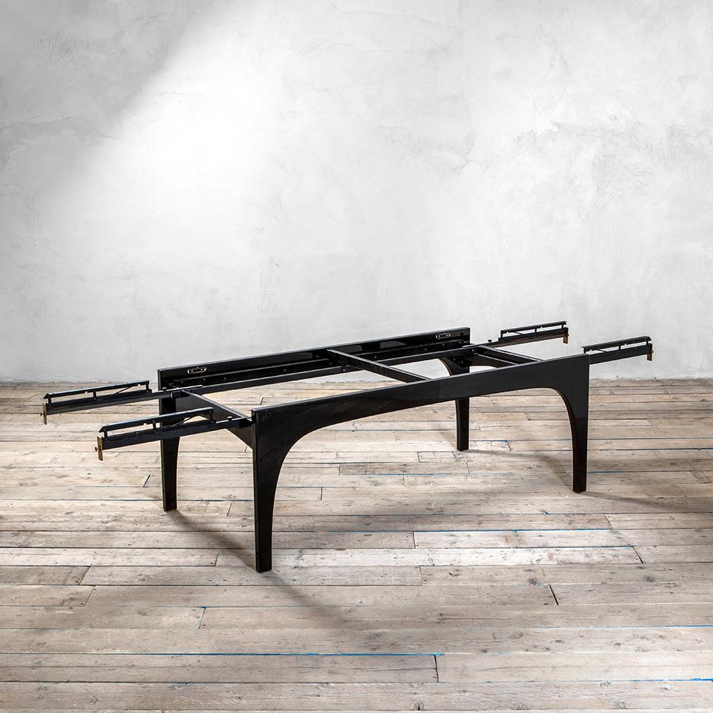 Mid-Century Modern 20th Century Ignazio Gardella Table Mod. Partenio in Metal and Carrara Marble