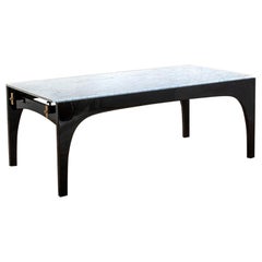 20e siècle Table Ignazio Gardella Mod. Partenio en métal et marbre de Carrare