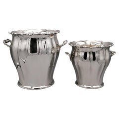 20th Century IItalian Baroque Style Champagne Bucket and Ice Bucket